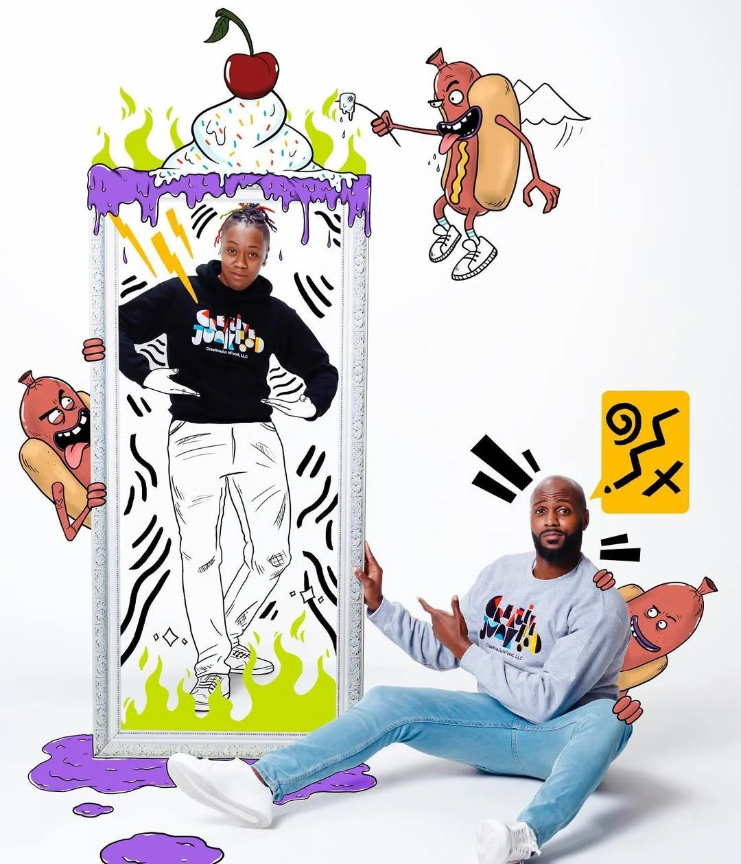 fun photo illustration mix for CreativeJunkFood