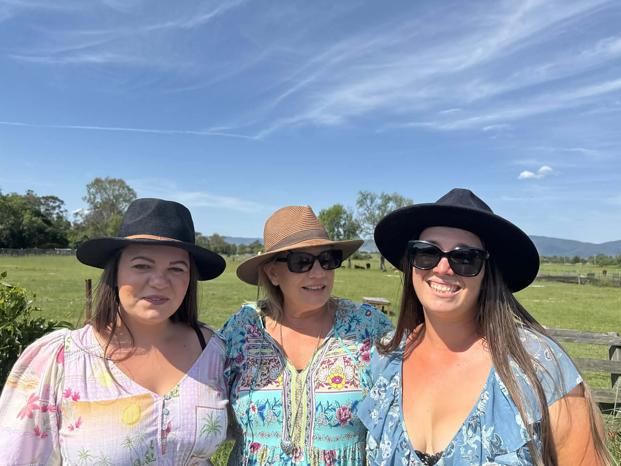 The Migasoka family, creators of Migasoka Farm, standing together in Queensland