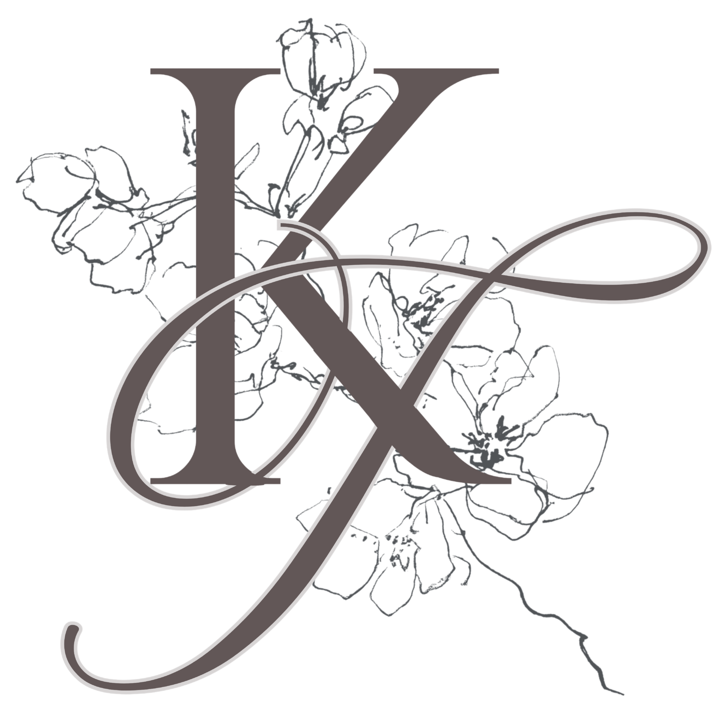 wedding planner logo for chicago weddings with flower