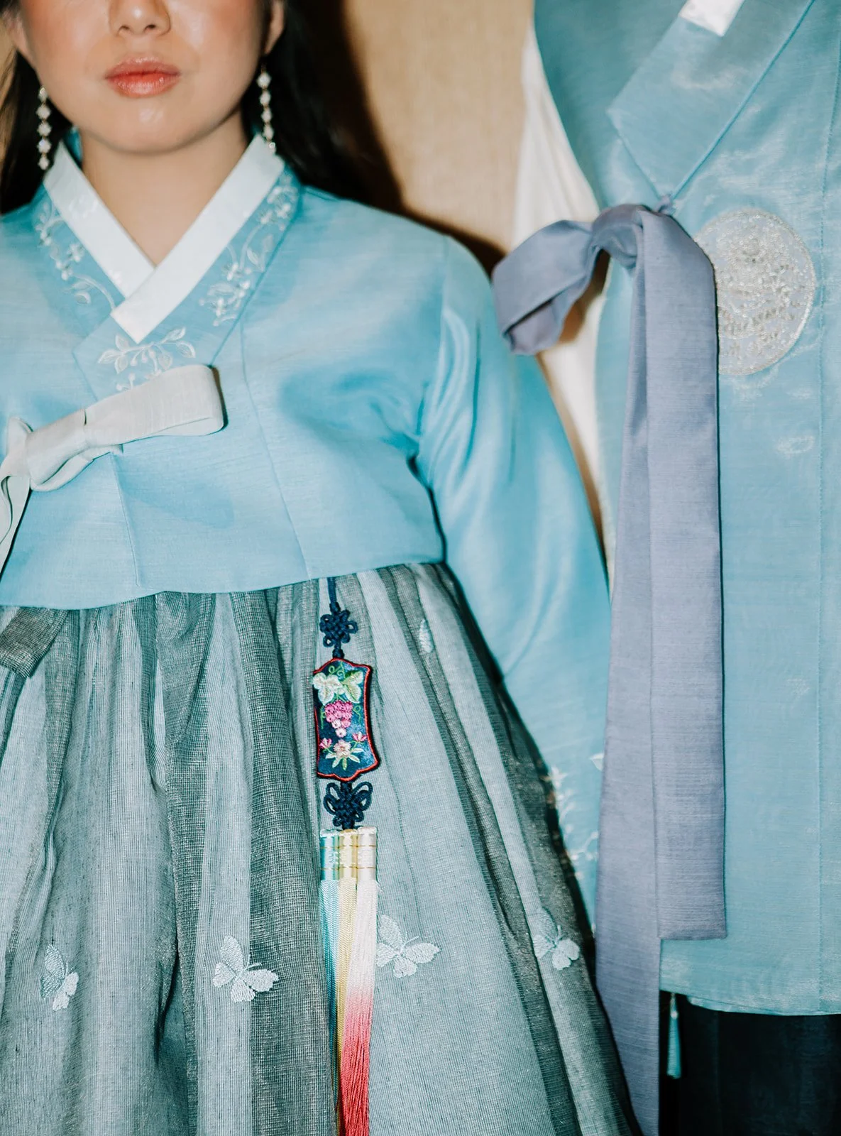 Traditional Korean Attire for Paebak a Traditional tea ceremony wedding celebration