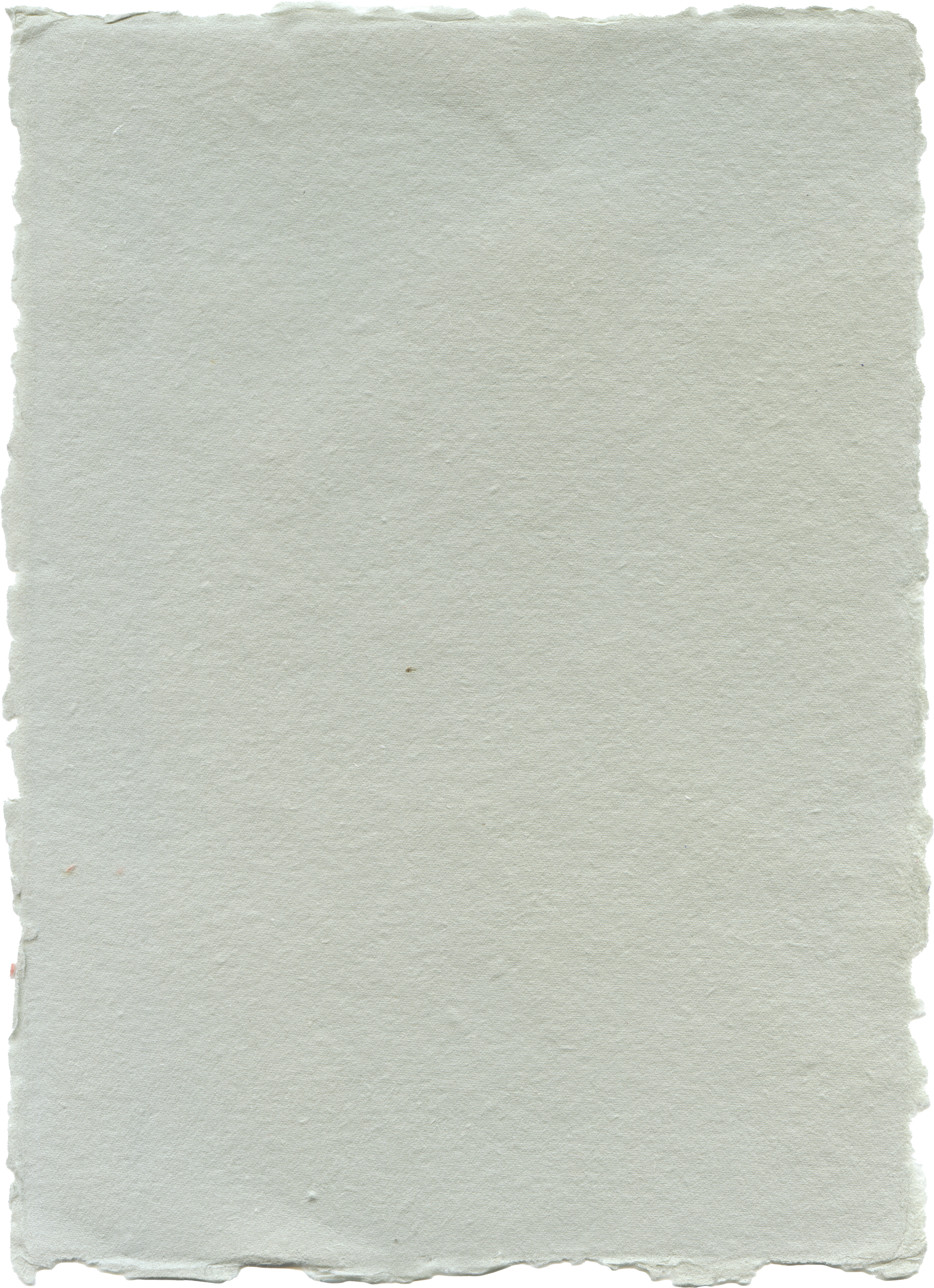 Blank sheet of textured, slightly torn paper with worn edges.