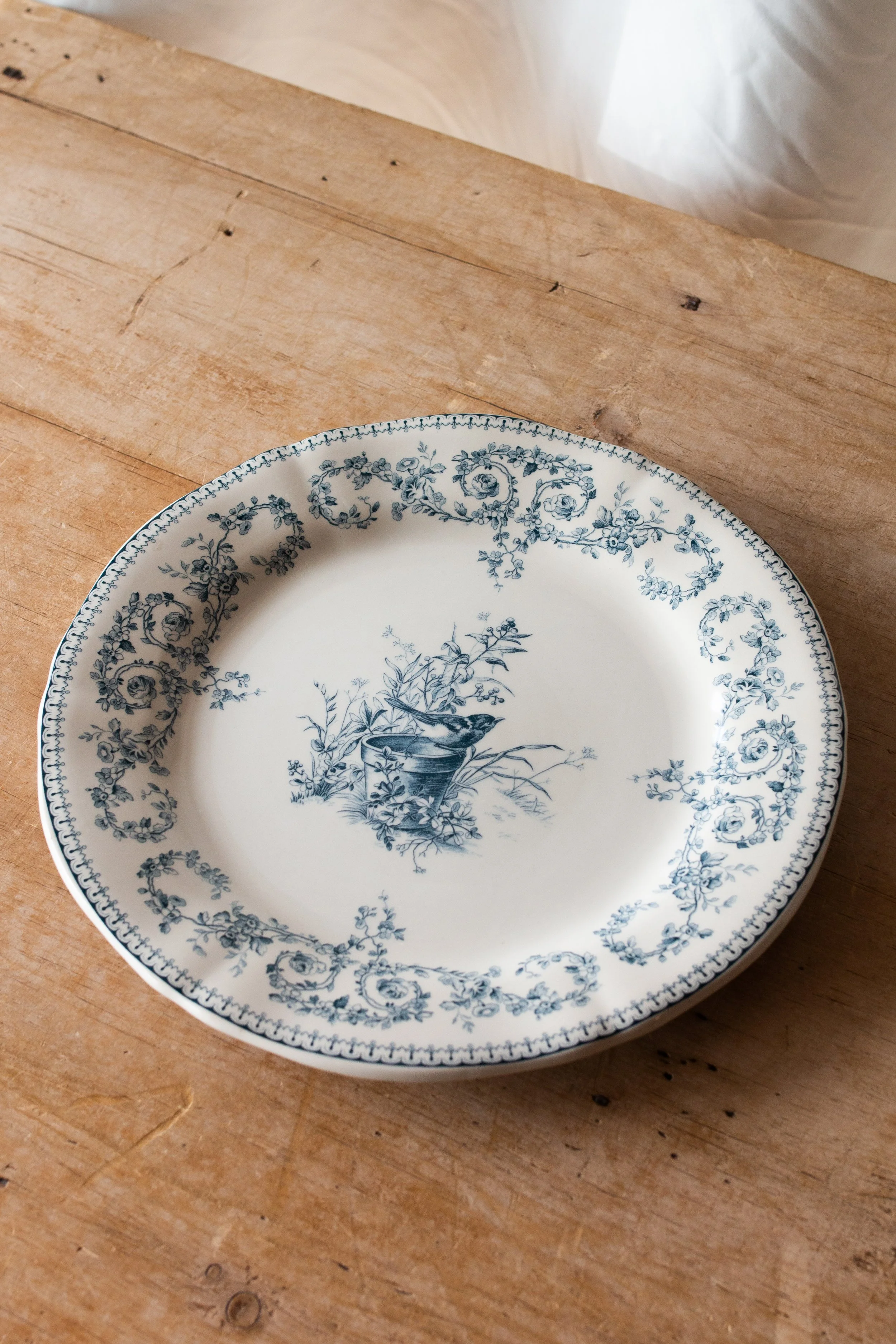 French Earthenware Plate