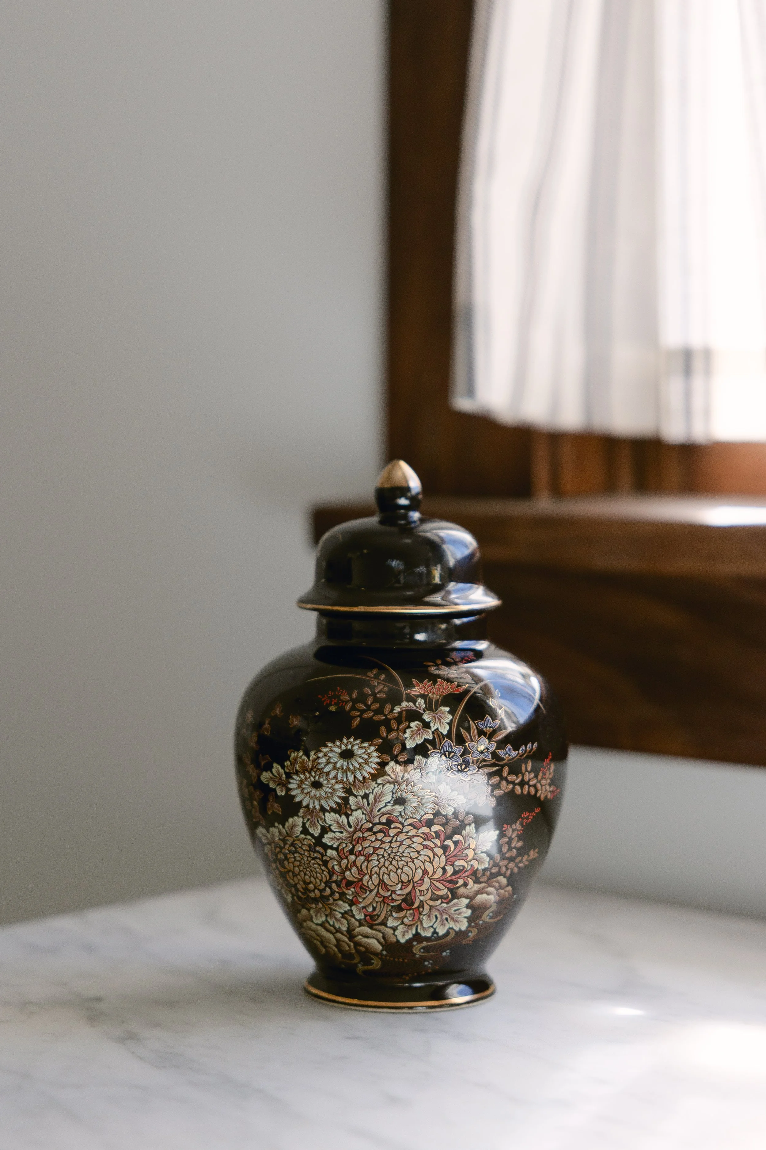 Vintage Japanese Ginger Jar