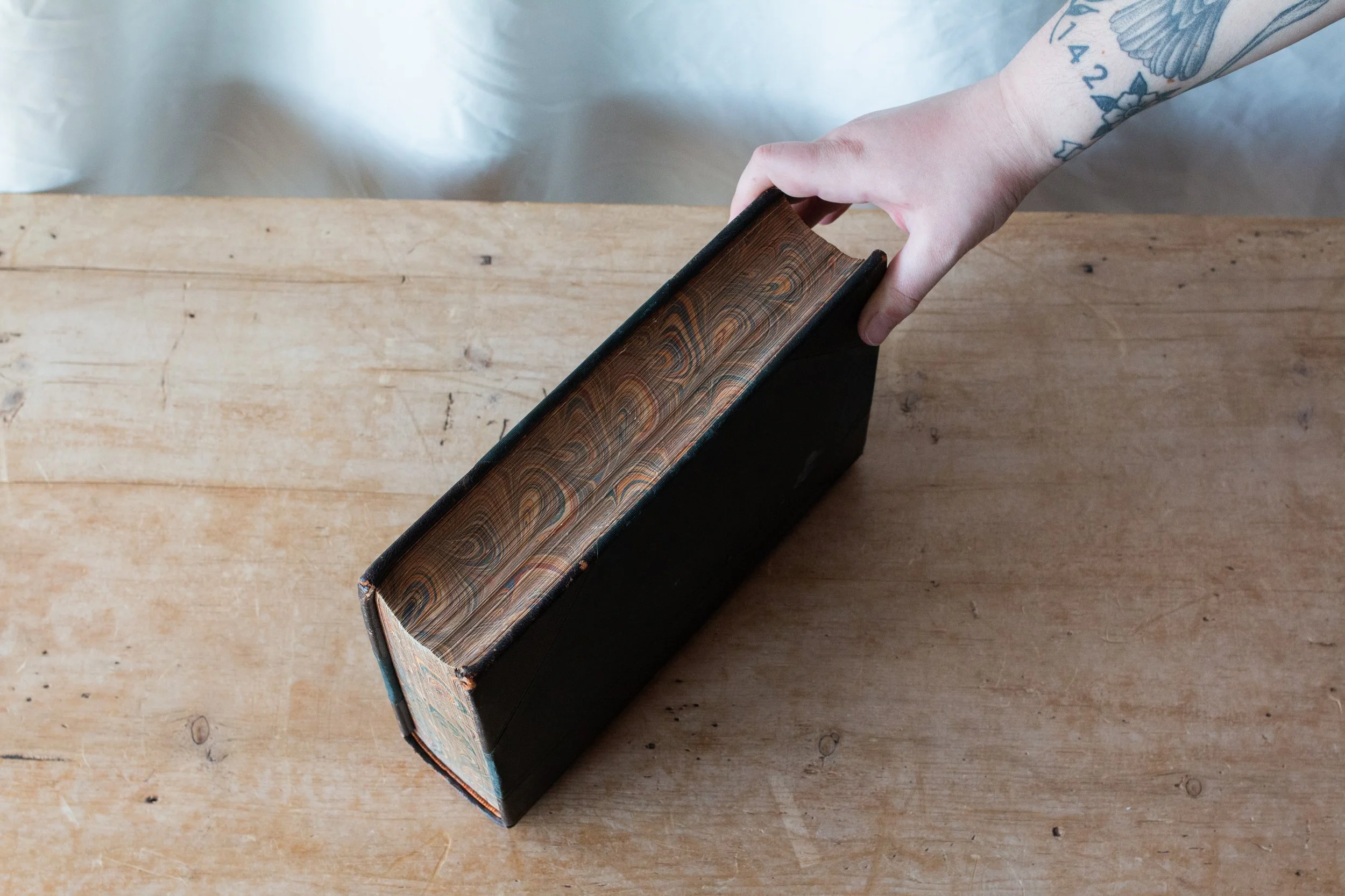 Antique Marbled Edge Encyclopedia
