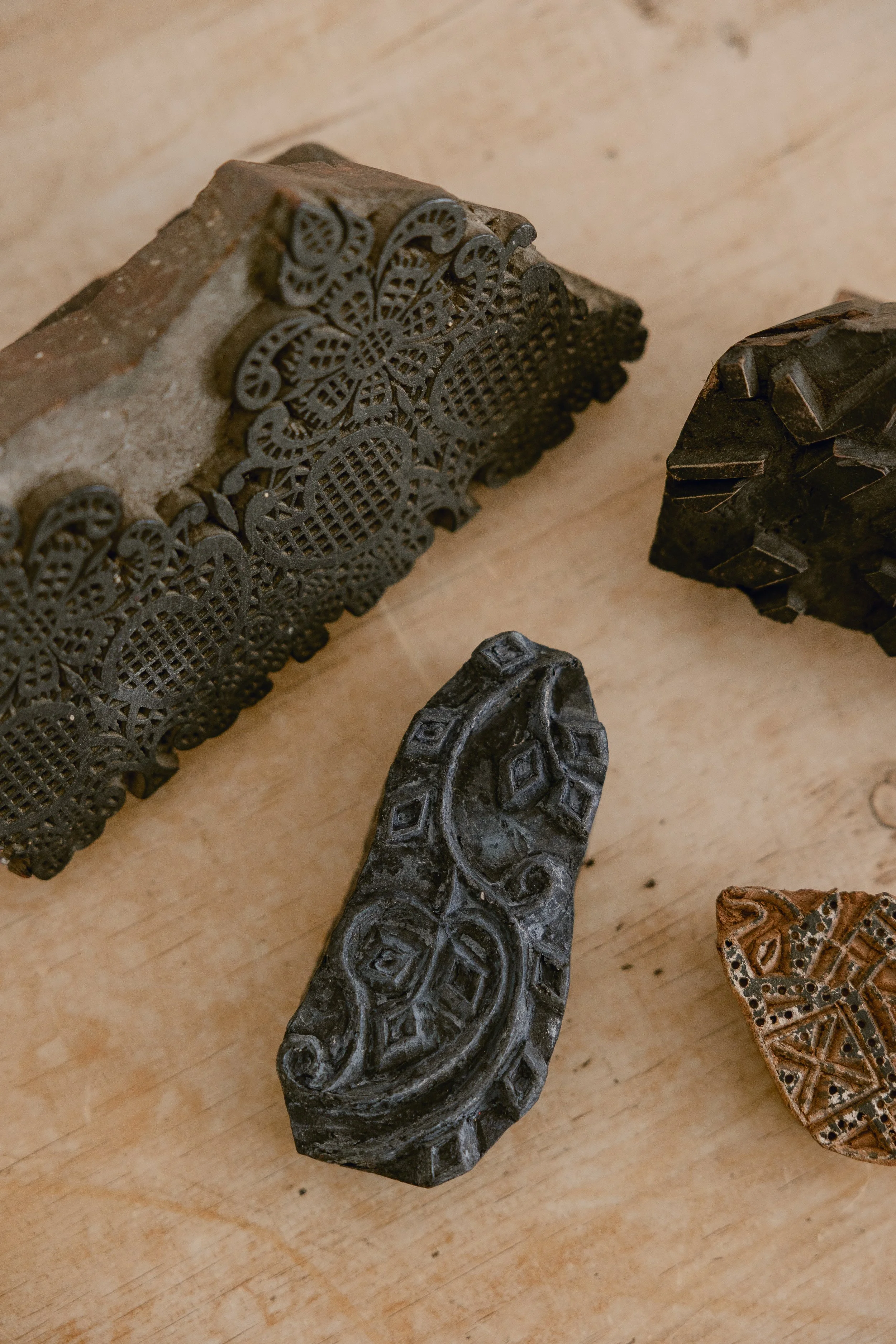 Antique Printing Blocks