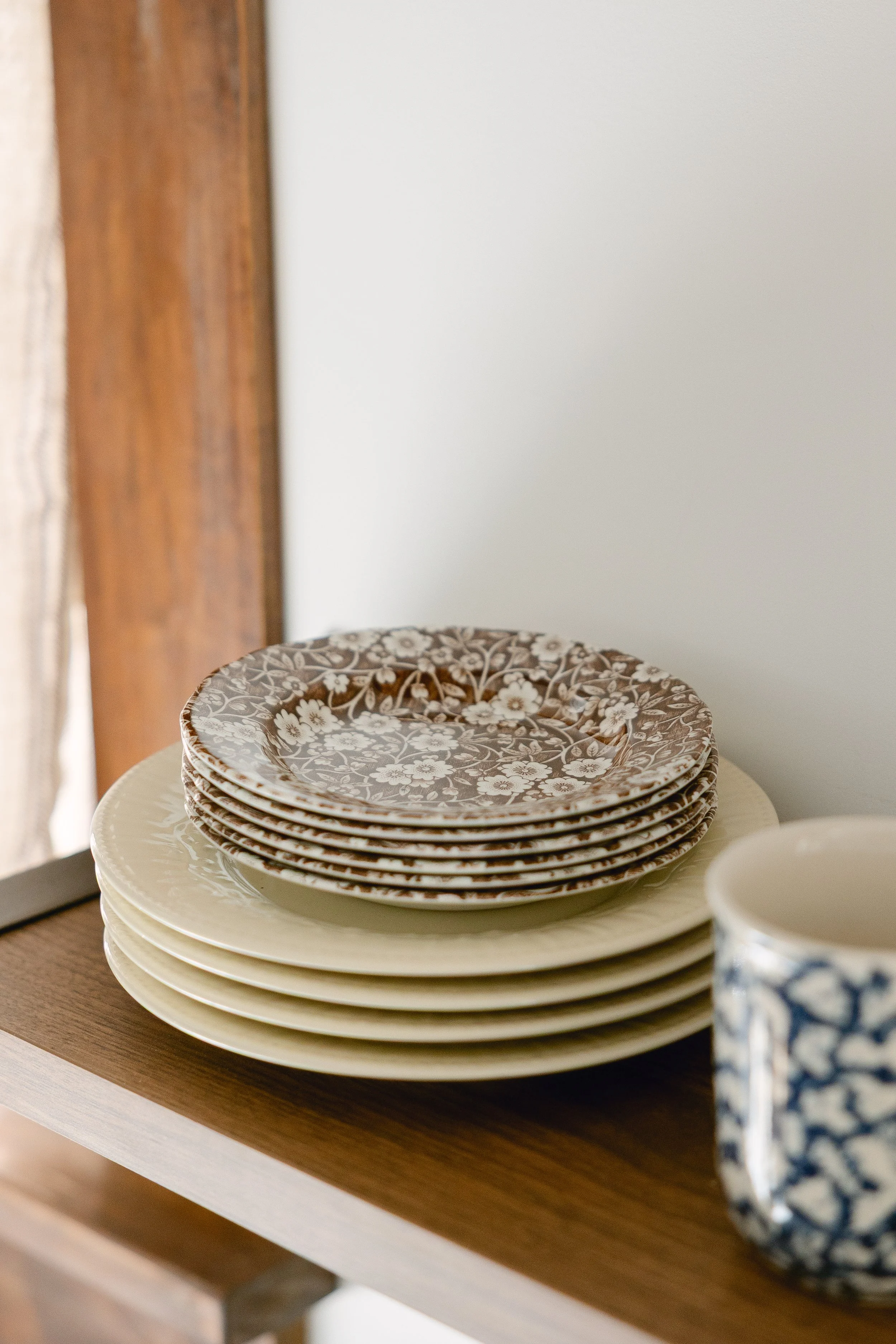 Vintage Staffordshire Plate Set