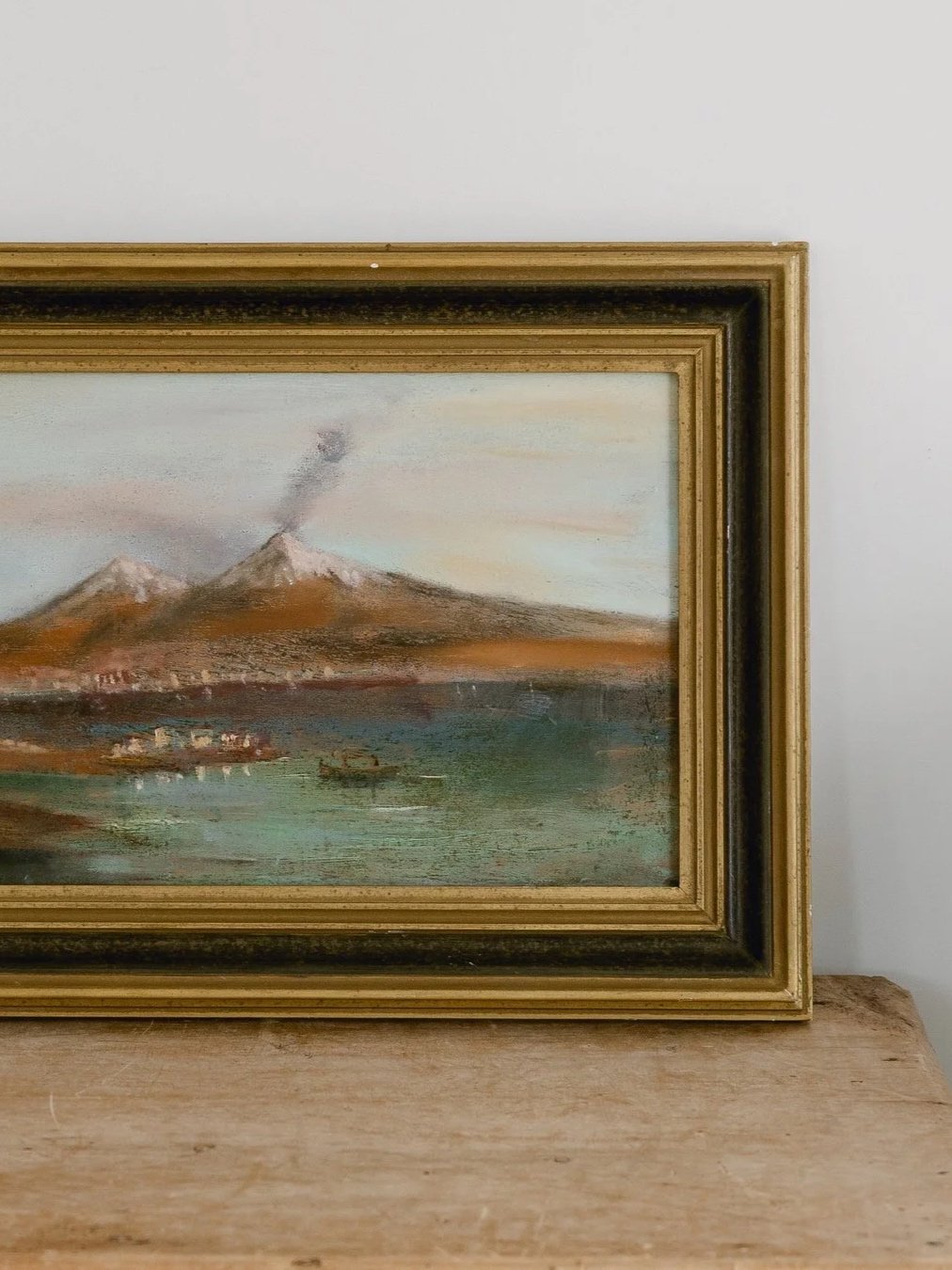 "Misty Mountain" Vintage Landscape Painting