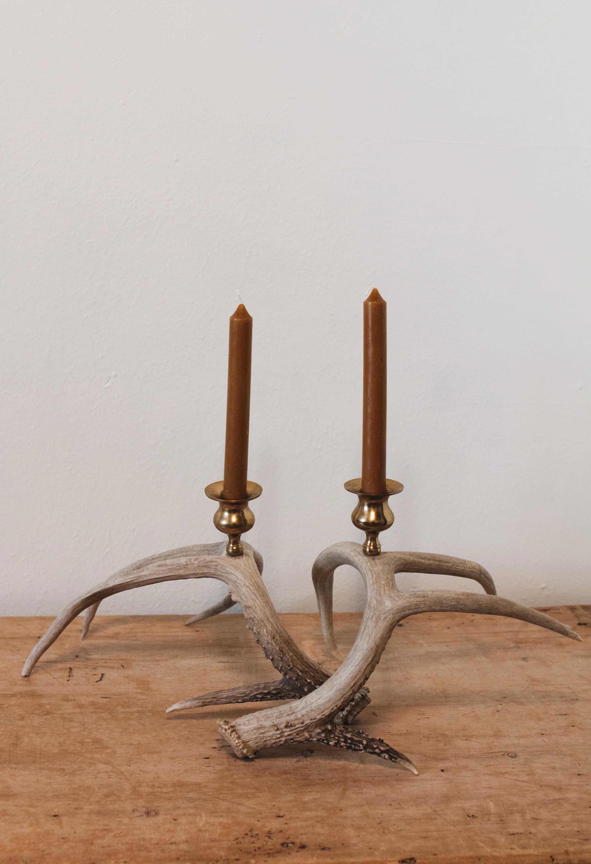 Antler Candle Stick Holder Set
