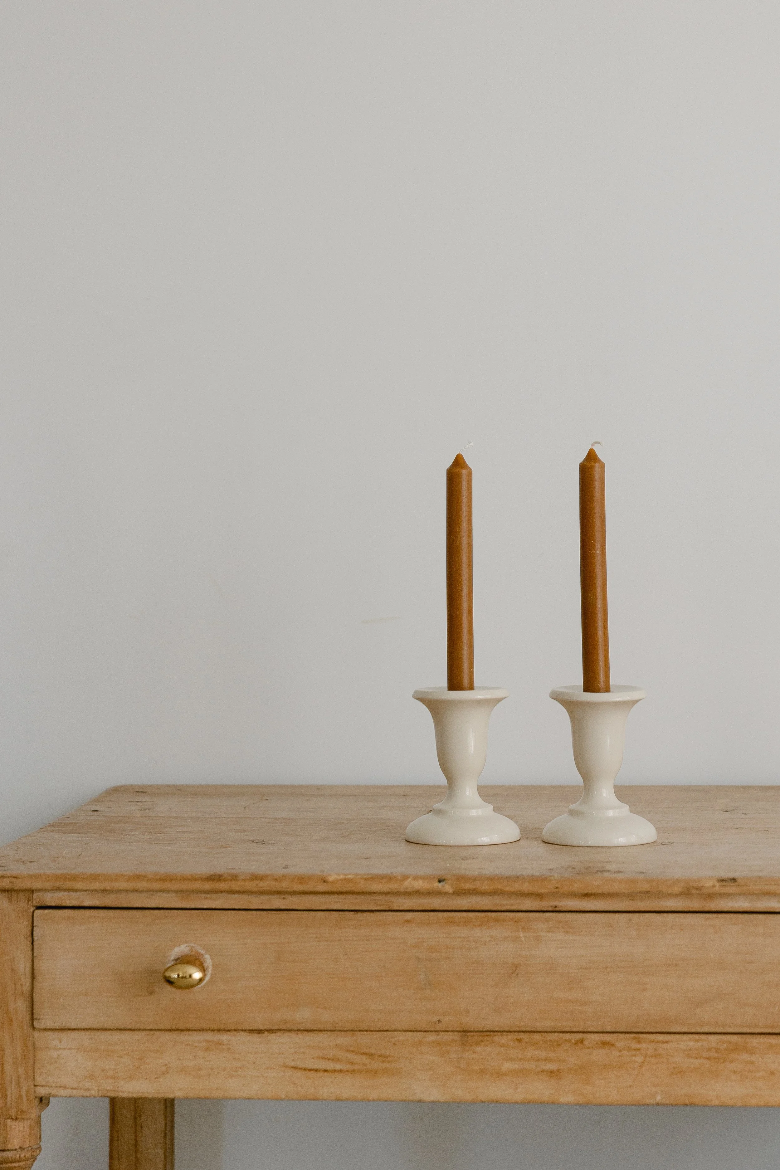 Ceramic Candlestick Set