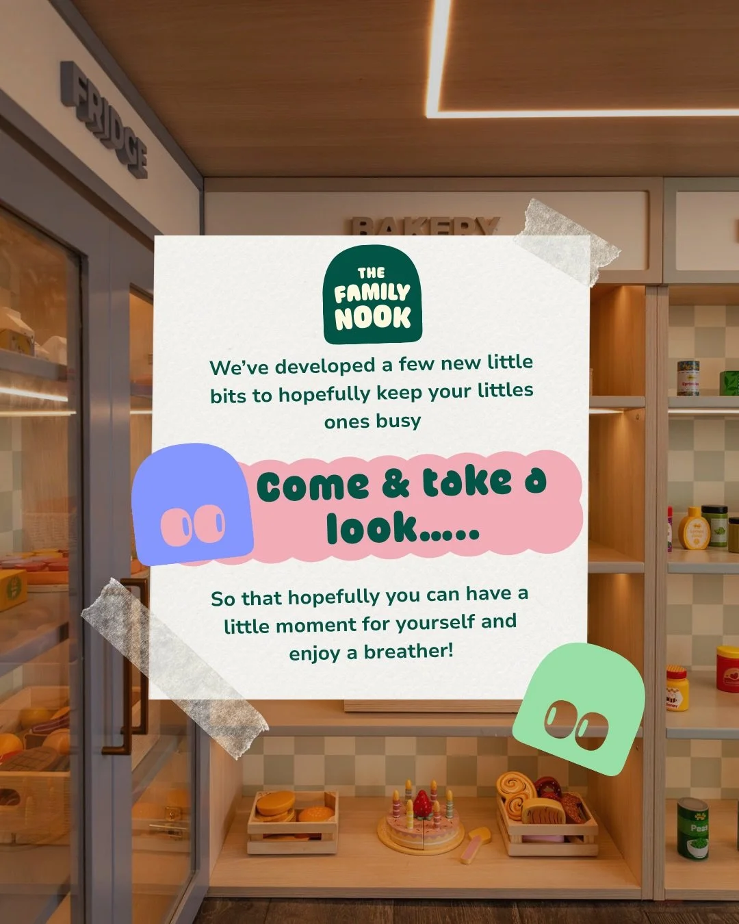 We&rsquo;ve popped in a few little additions to The Family Nook to hopefully keep your littles busy for longer while you have the chance to enjoy a hot cuppa&hellip;!

We have designed several shopping lists with both words and pictures of the items 
