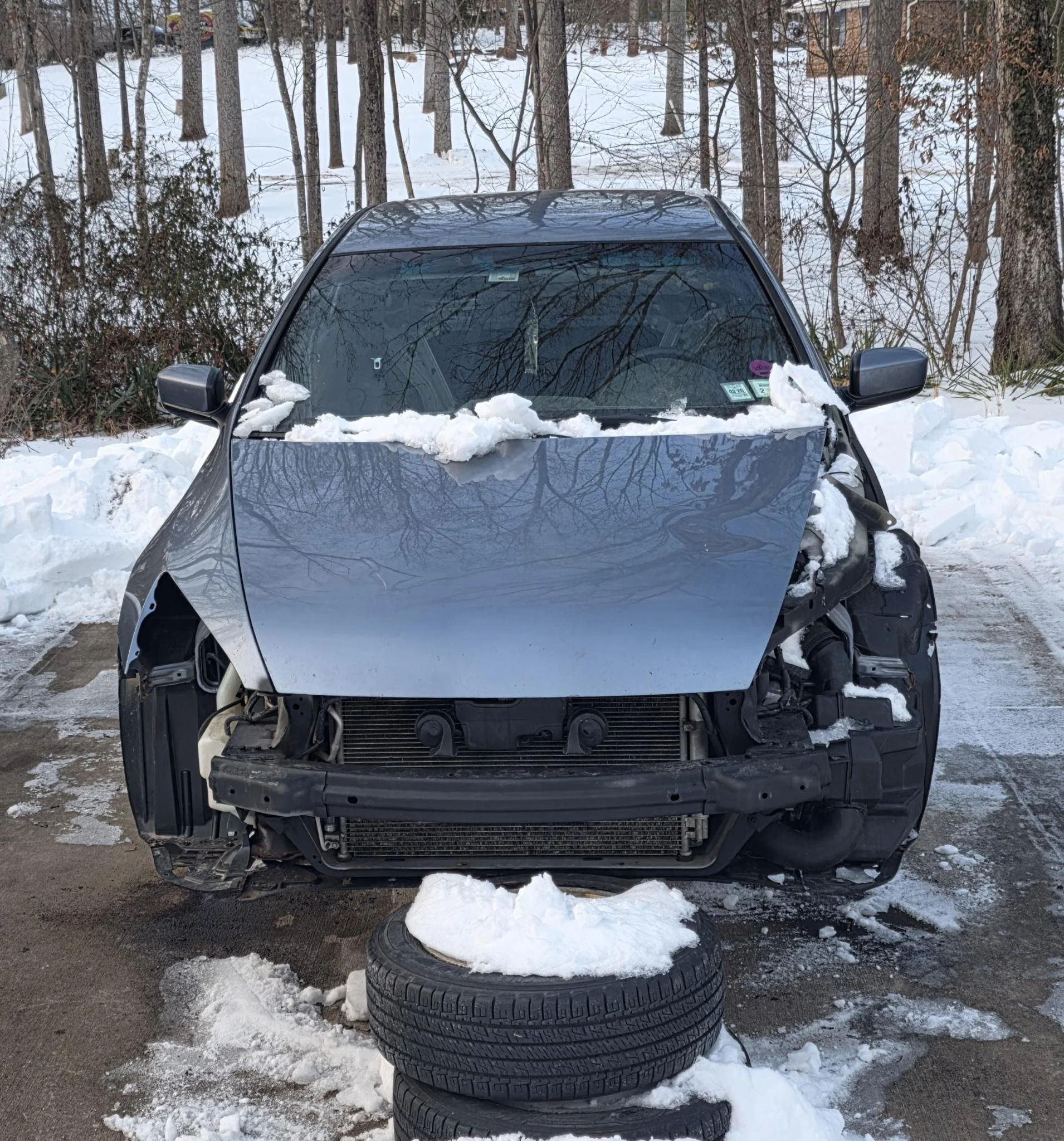 First steps at preparing a 2007 Honda Accord for the 24 hours of Lemons