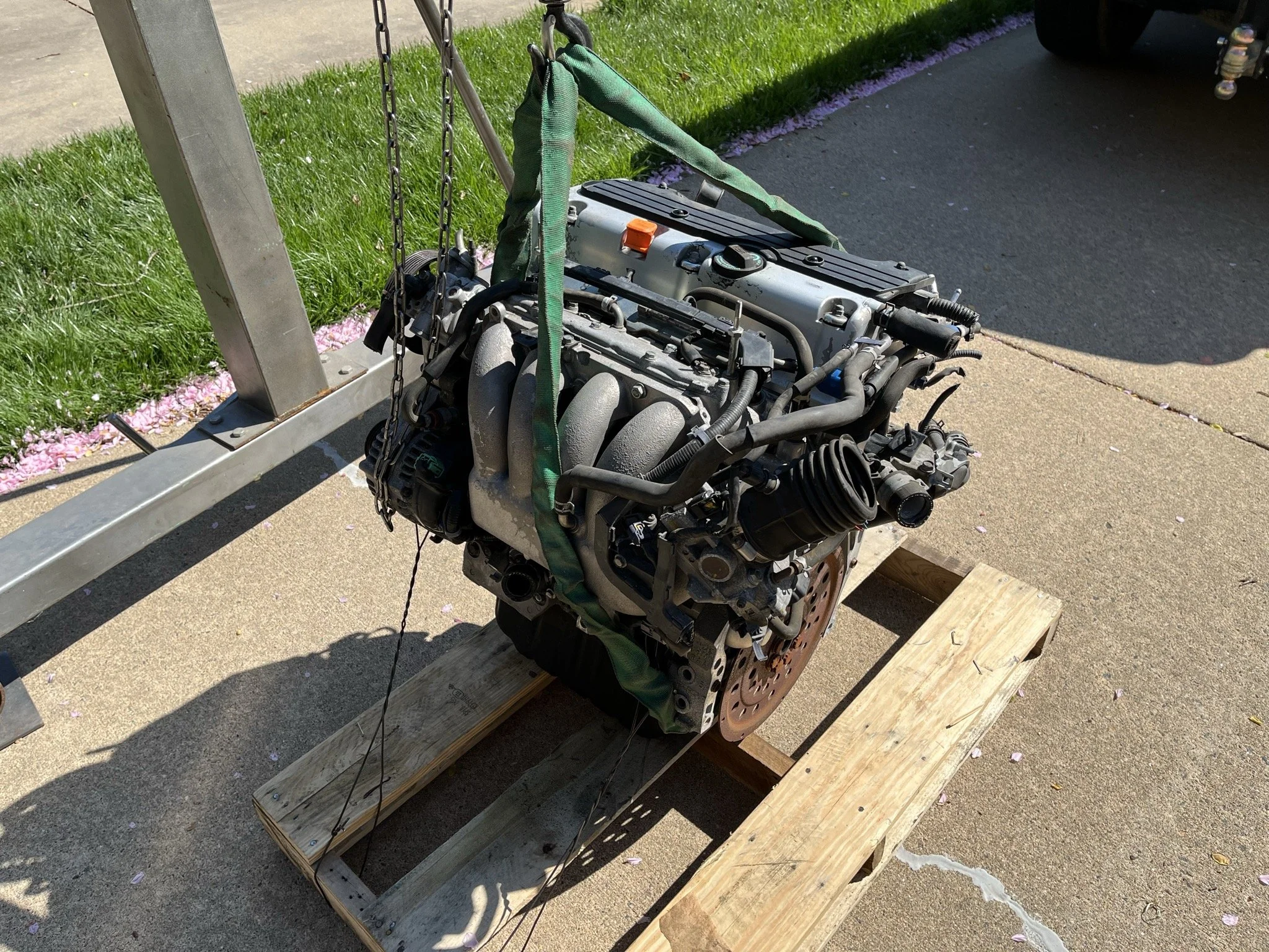 Halfway to Hosepower: Phase 1 of the engine swap is complete
