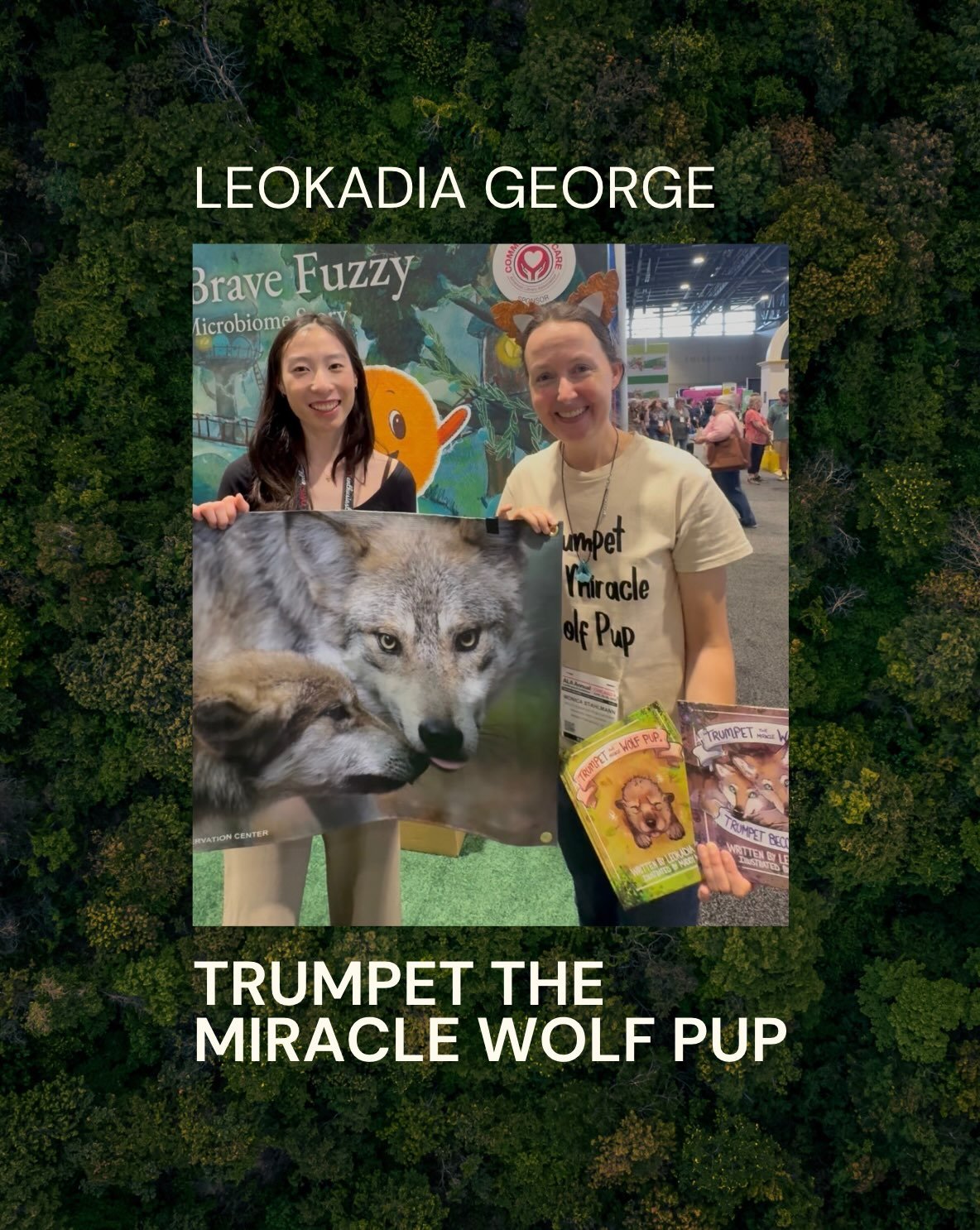 We had such a wonderful time chatting with Leokadia George, author of Trumpet the Miracle Wolf Pup book series! 🐺✨ @trumpetwolfbooks 

We had a chance to hear all about the inspiration behind her books, which follows the true story of Trumpet, a cri