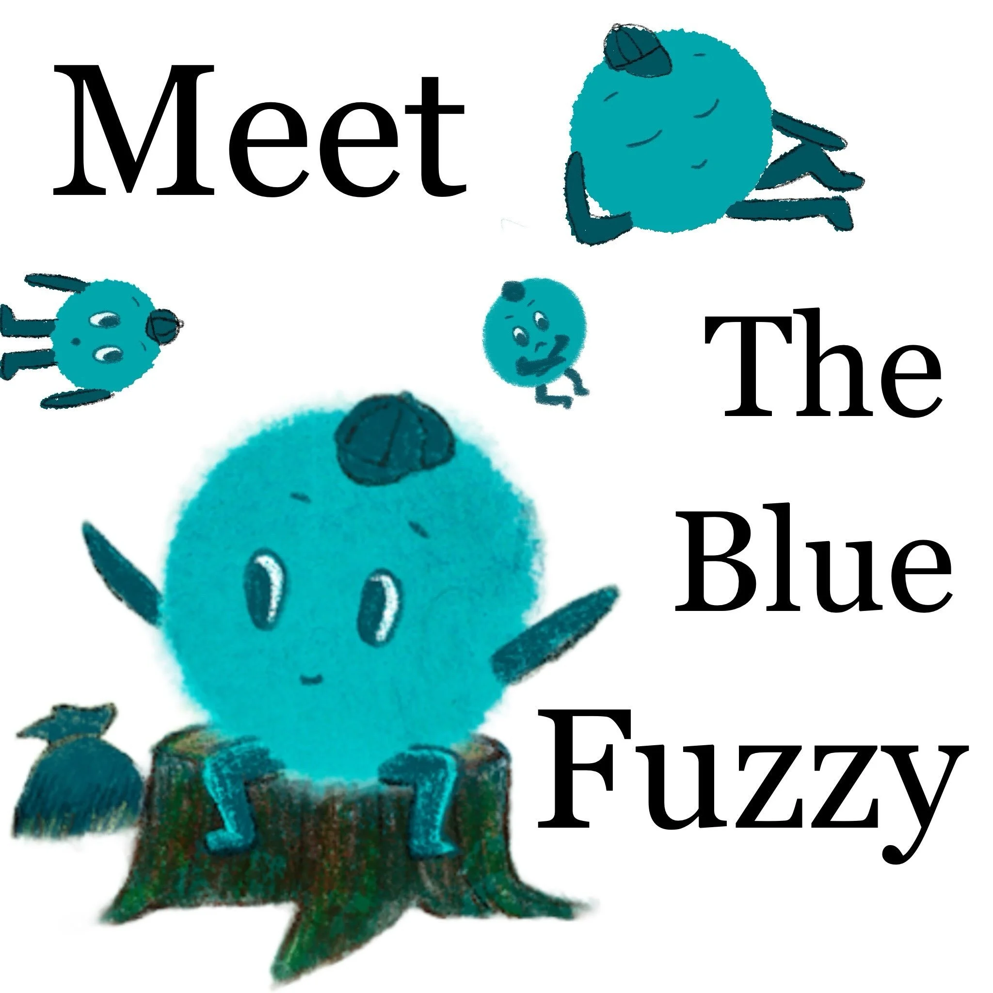 Meet another one of our characters in The Brave Fuzzy! And of course some more BTS by&nbsp;@goussetjohanna 

New blue fuzzy art by Jewon Shin.

Preorder the book at link in bio!