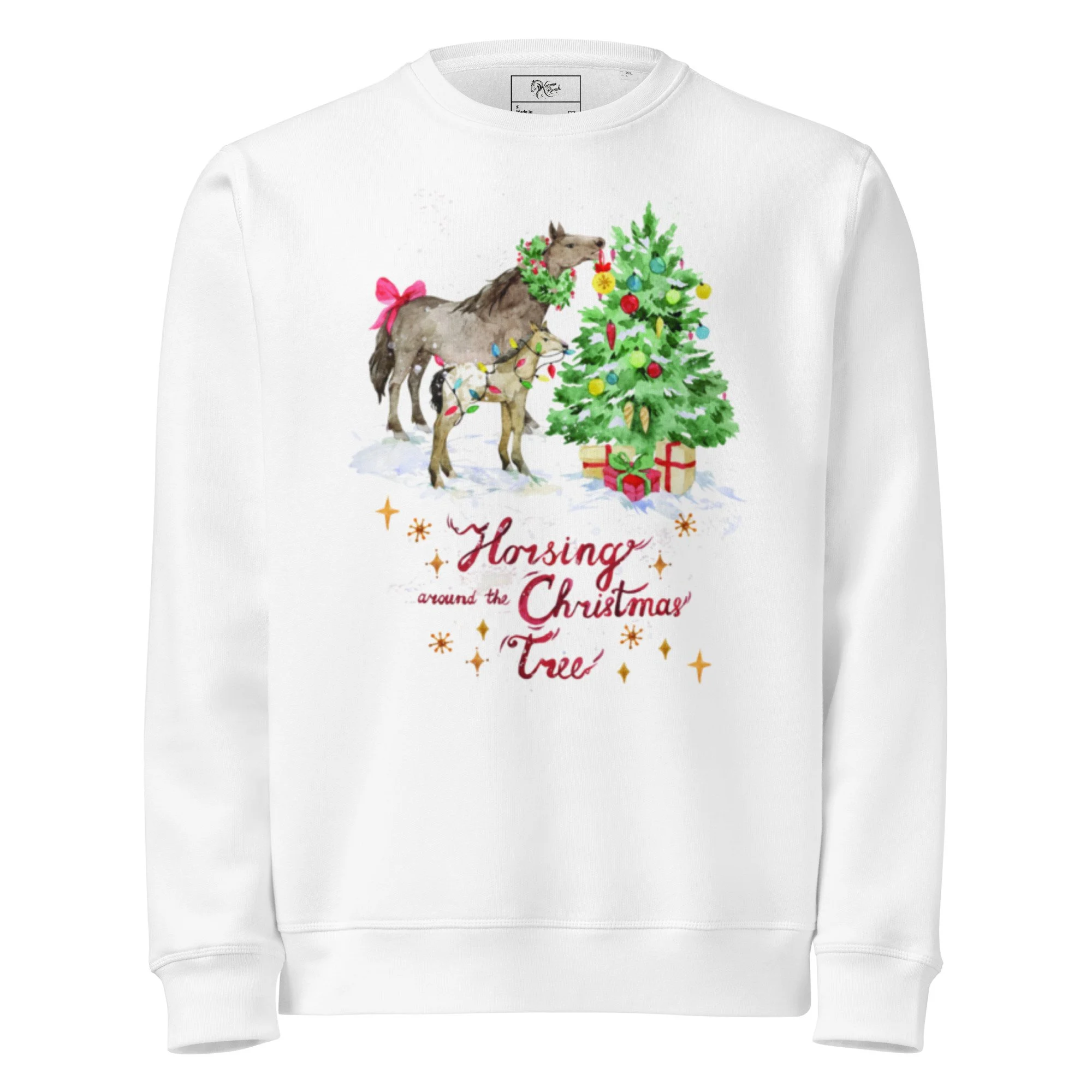 "Horsing Around the Christmas Tree" Unisex Sweatshirt | Limited Edition