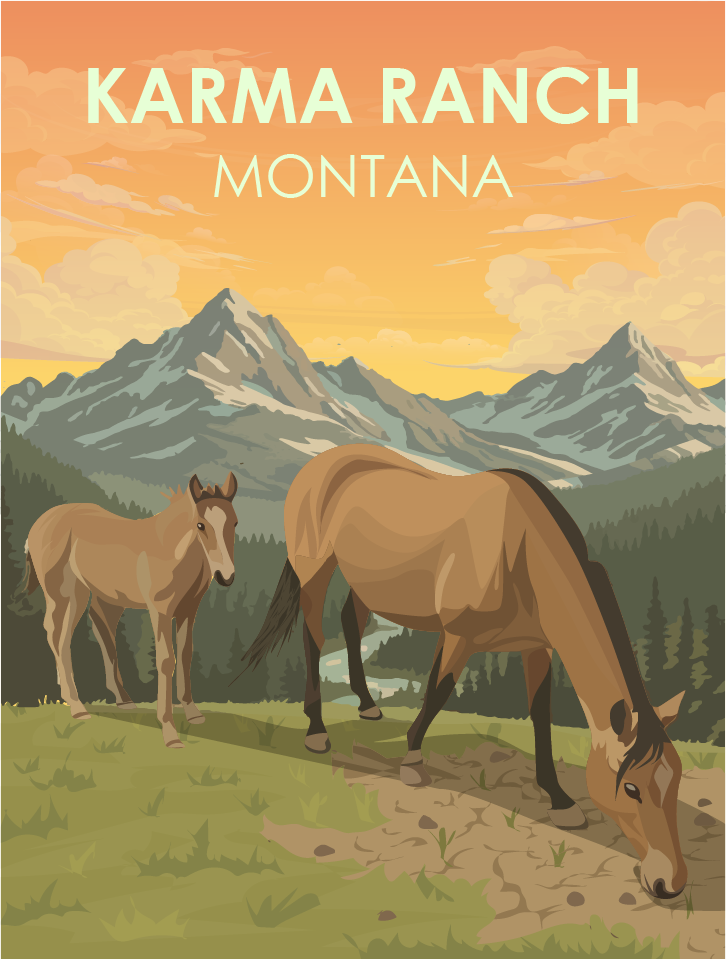 horse rescue in Montana animal sanctuary vegan Jupiter and Kale Jupiter and Baby