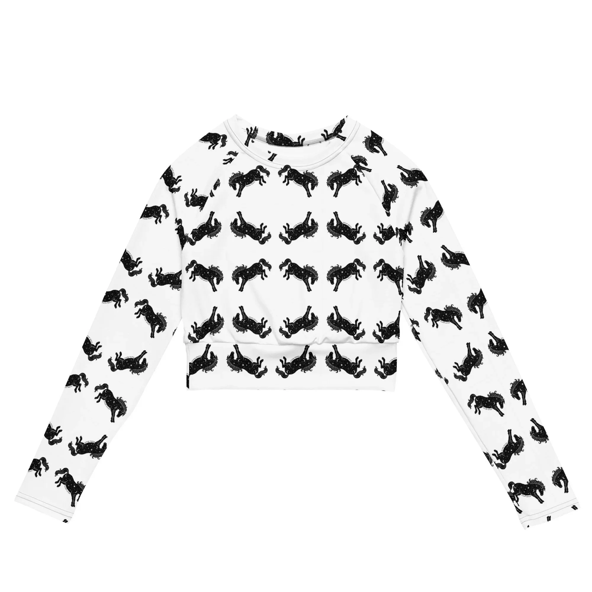 The "95 Herd" Recycled Collection - Long-sleeve crop top