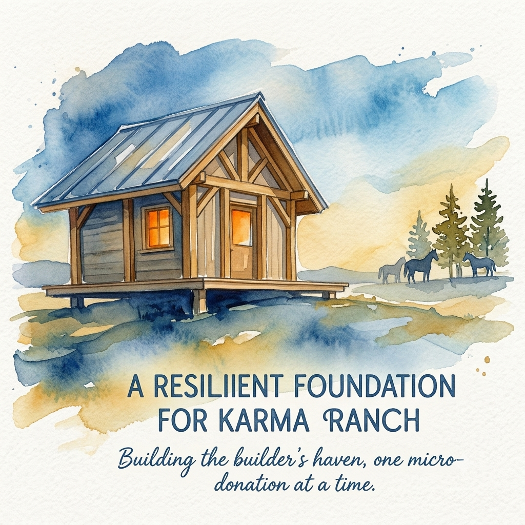 The $2 Shelter Pivot: Help Build Karma Ranch’s Foundation