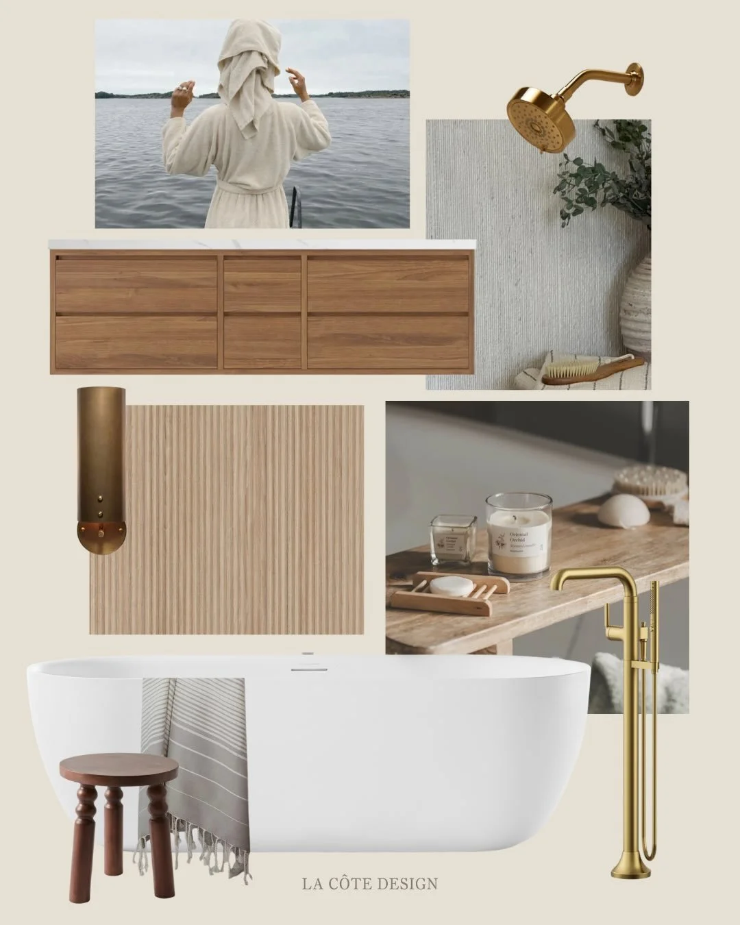 The Vibe 〰 Sierra Avenida Bathroom

Natural slate flooring paired with raked limestone + fluted wood tiles create a serene escape in this primary bathroom

San Diego Interior Designer | Interior Designer | Spa Bathroom Design | Home Inspo | San Diego