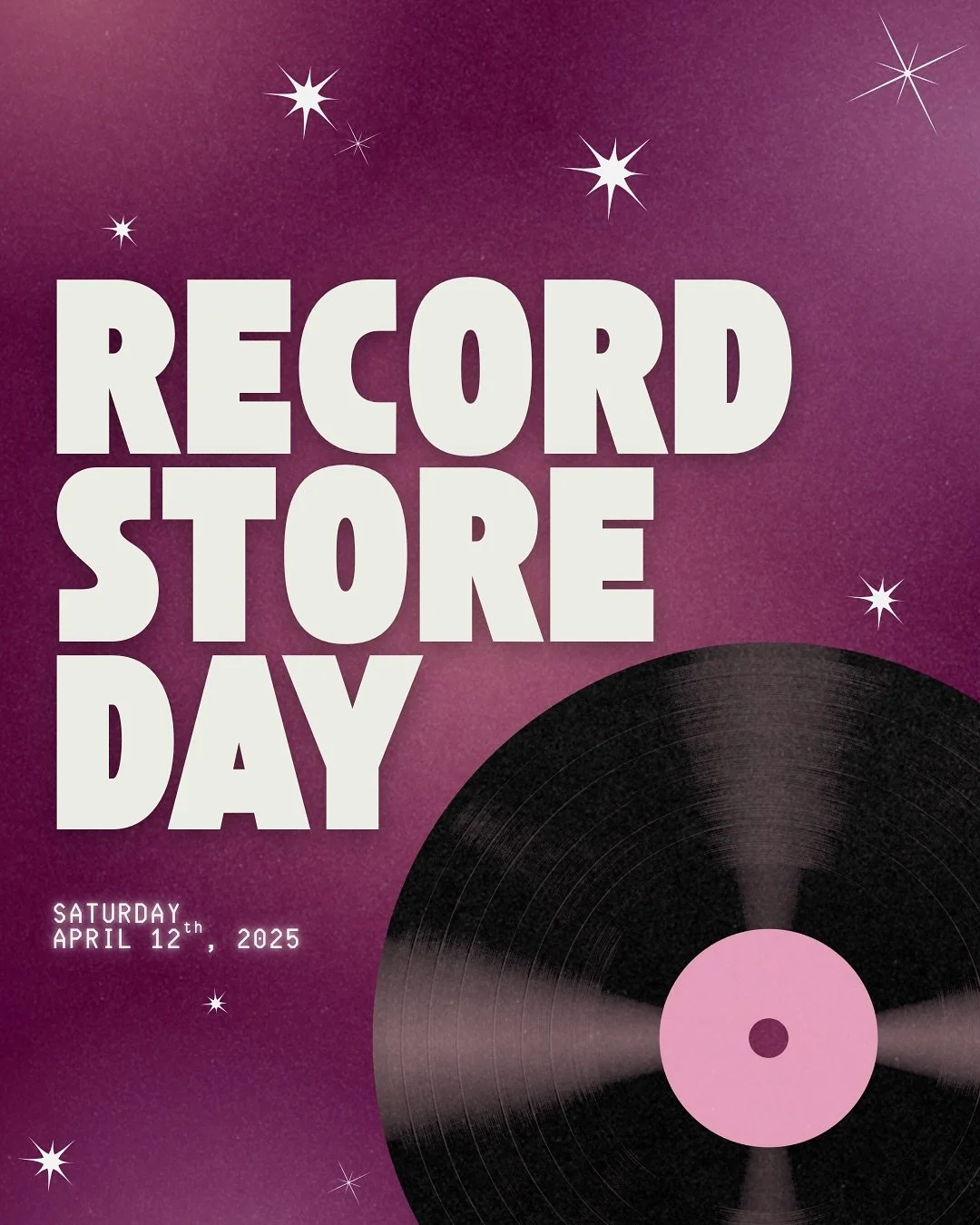 we know where we&rsquo;ll be this weekend !! 🎧⭐️💿

#rsd #recordstoreday #supportyourlocalrecordstore 
#newmusic #vinylrecord