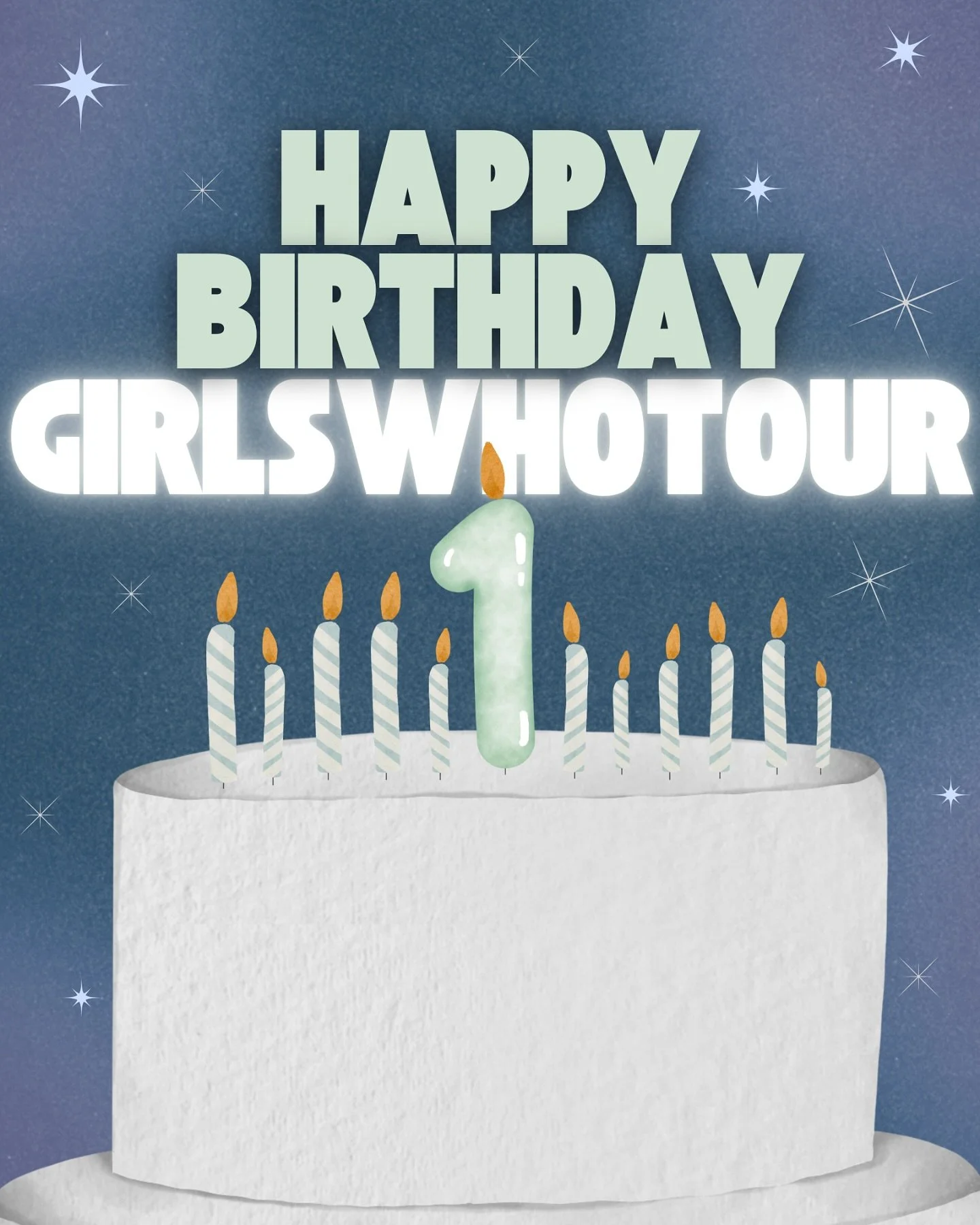 it&rsquo;s our birthday !! happy one year of #GirlsWhoTour ⭐️

it&rsquo;s been a fun year of sharing music, creating memories, and being a part of a community of fellow fangirls whose world revolves around this industry. we are forever thankful - her