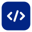 Icon of a computer code snippet
