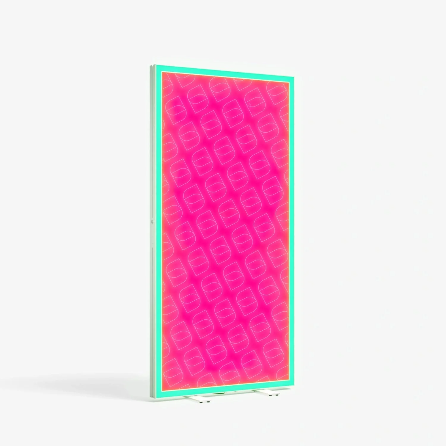 Lightbox LED con cornice luminosa RGB