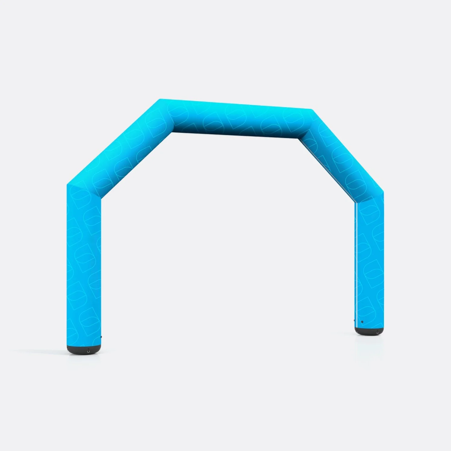 Arco gonfiabile blu a forma di arco