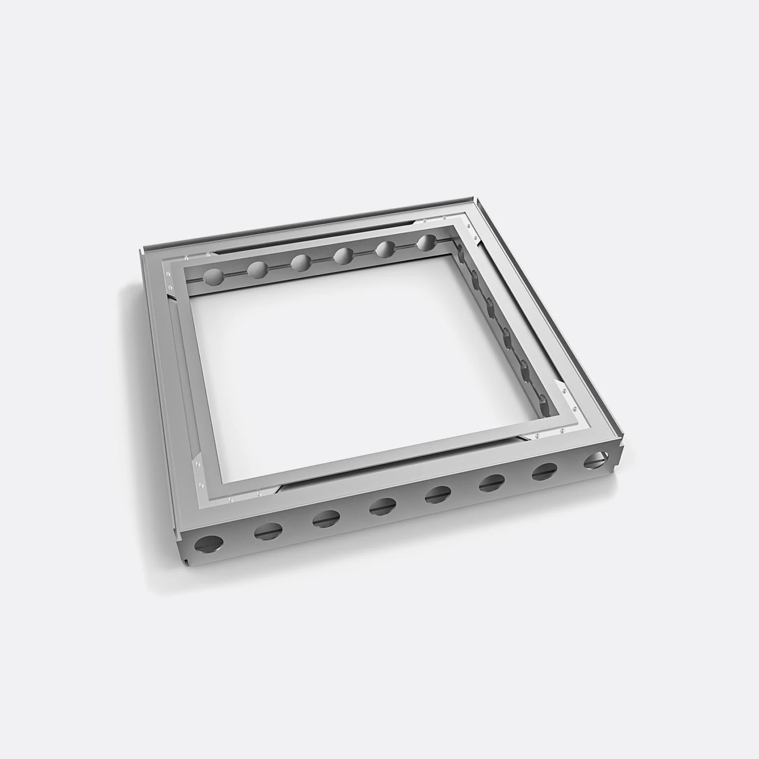 Telai squadrati per sistema stand modulare