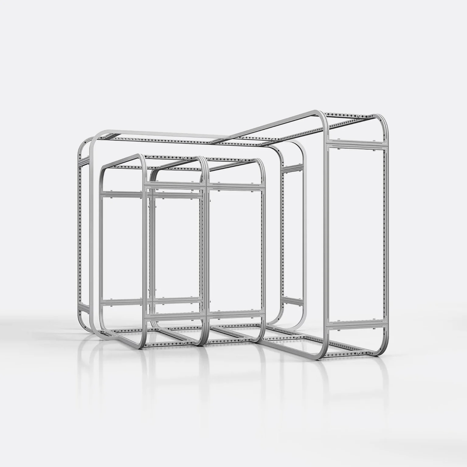 Struttura a telai dello stand modulare