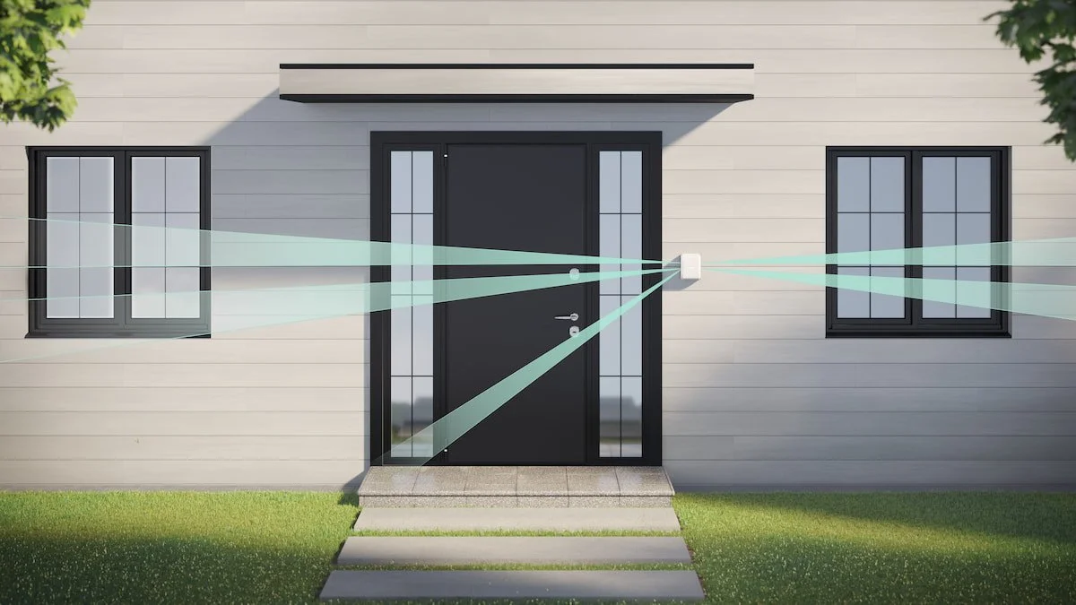 AJAX Dual Curtain - part of a Complete Fire and Security System in Southampton, Hampshire.