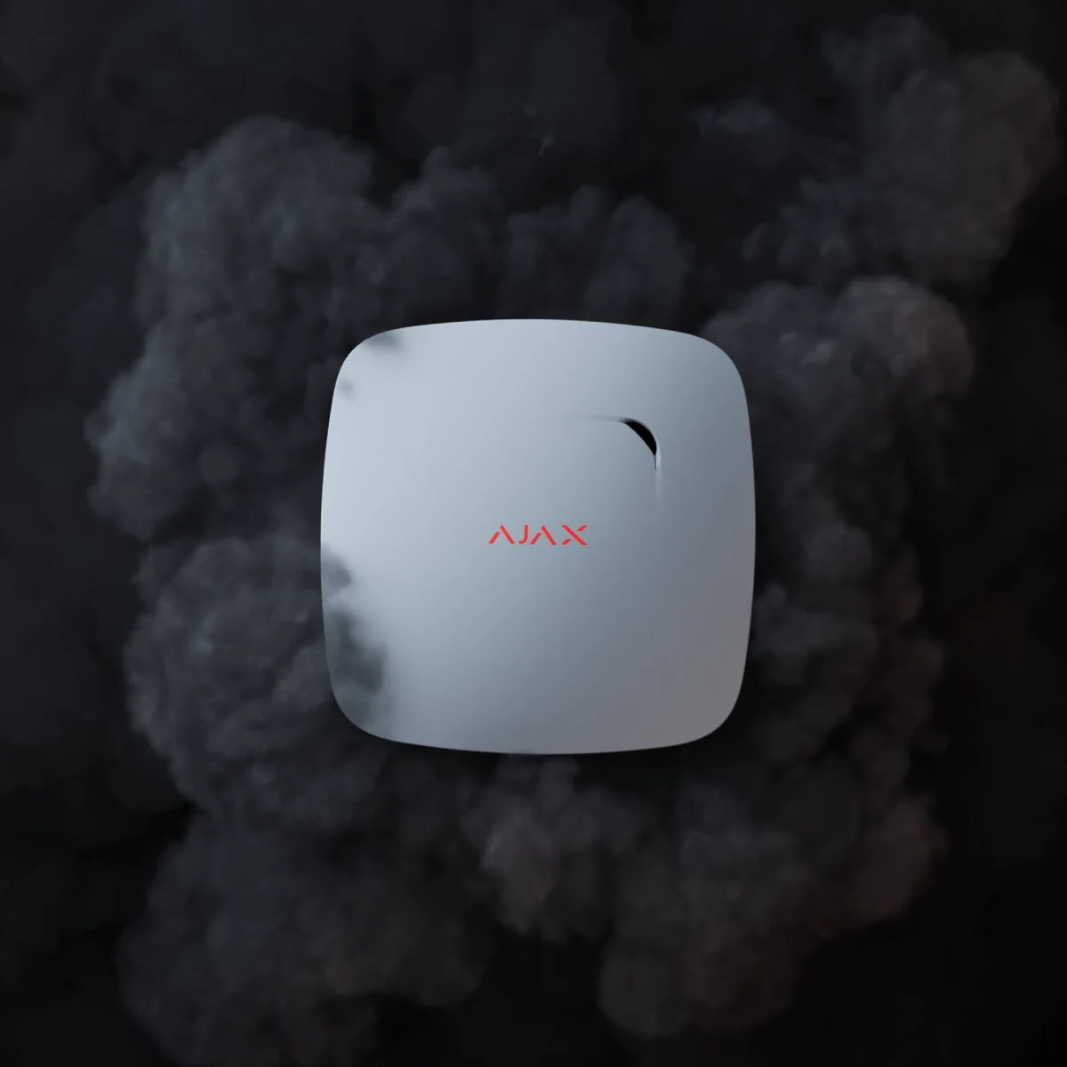 AJAX Smoke Detector - part of a Complete Fire and Security System in Southampton, Hampshire.