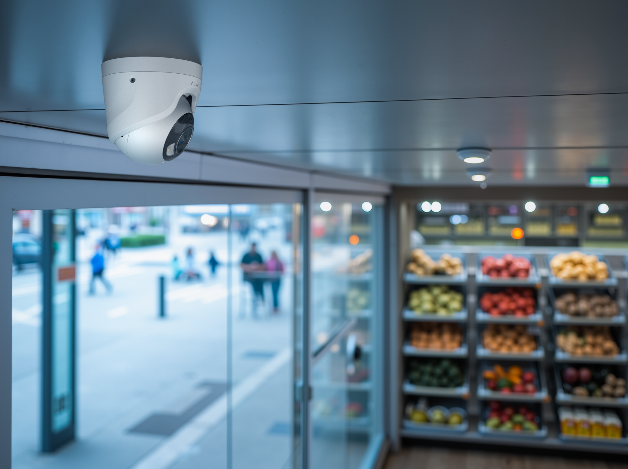 CCTV camera installed by Ashley Fire & Security