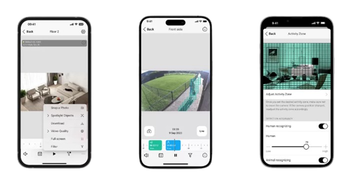 CCTV, Intruder Alarm Smart Control, Remote Viewing - part of a Complete Fire and Security System in Southampton, Hampshire.