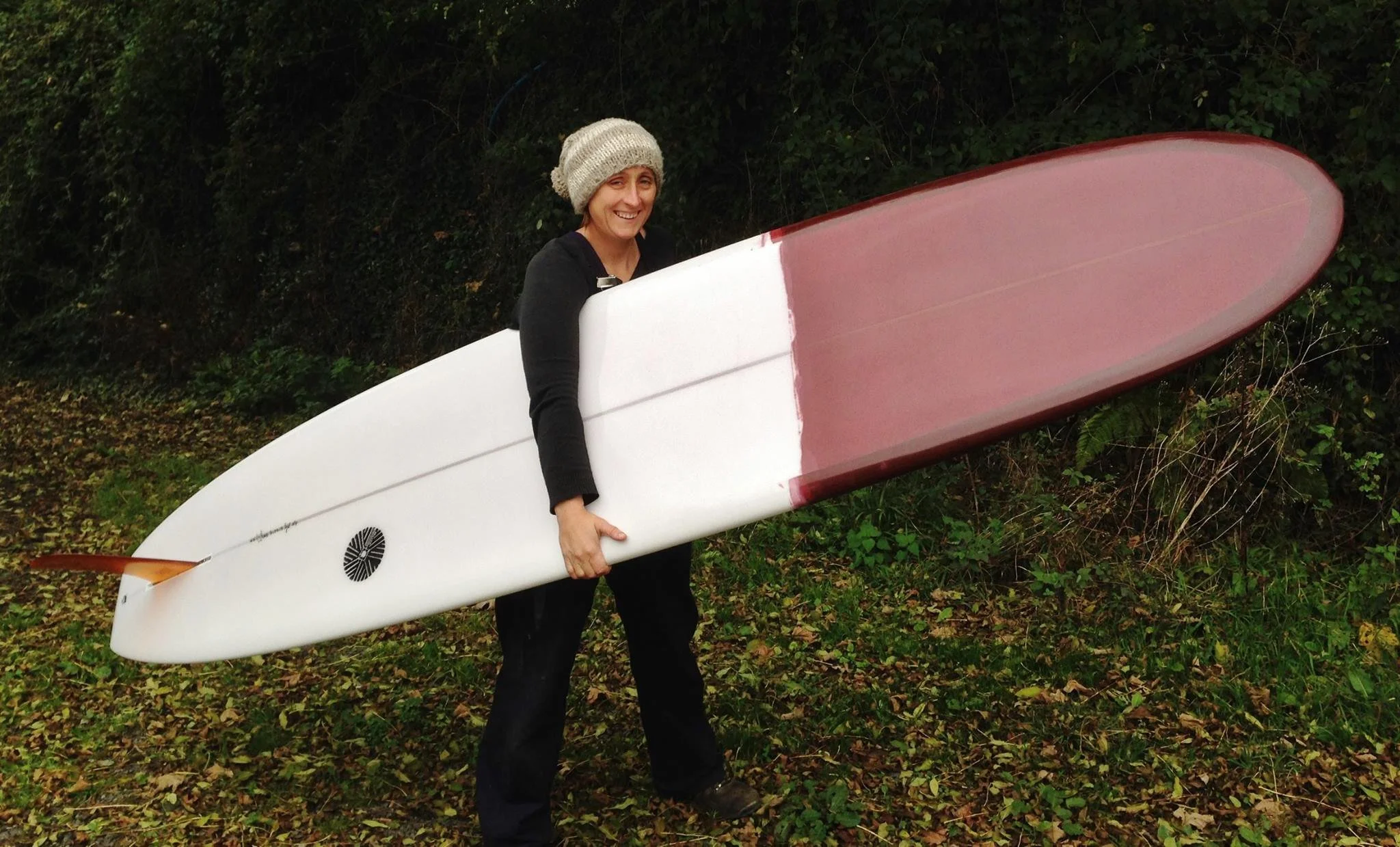 noserider surfboard single fin