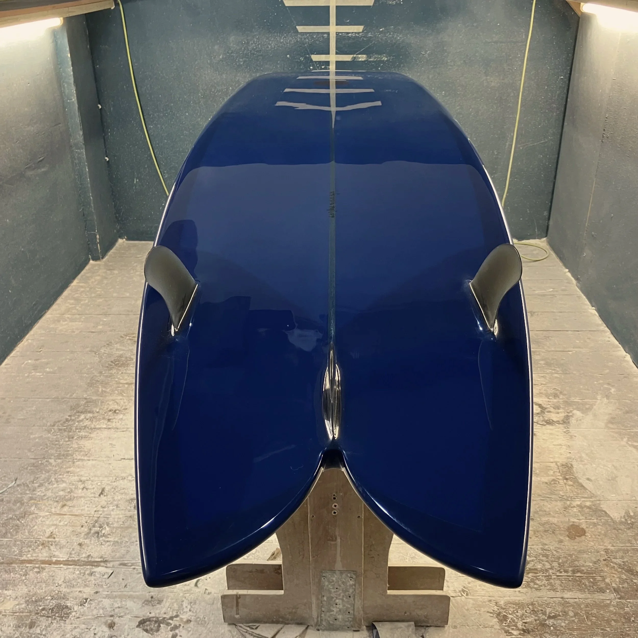 custom skip frye style glider fish longboard