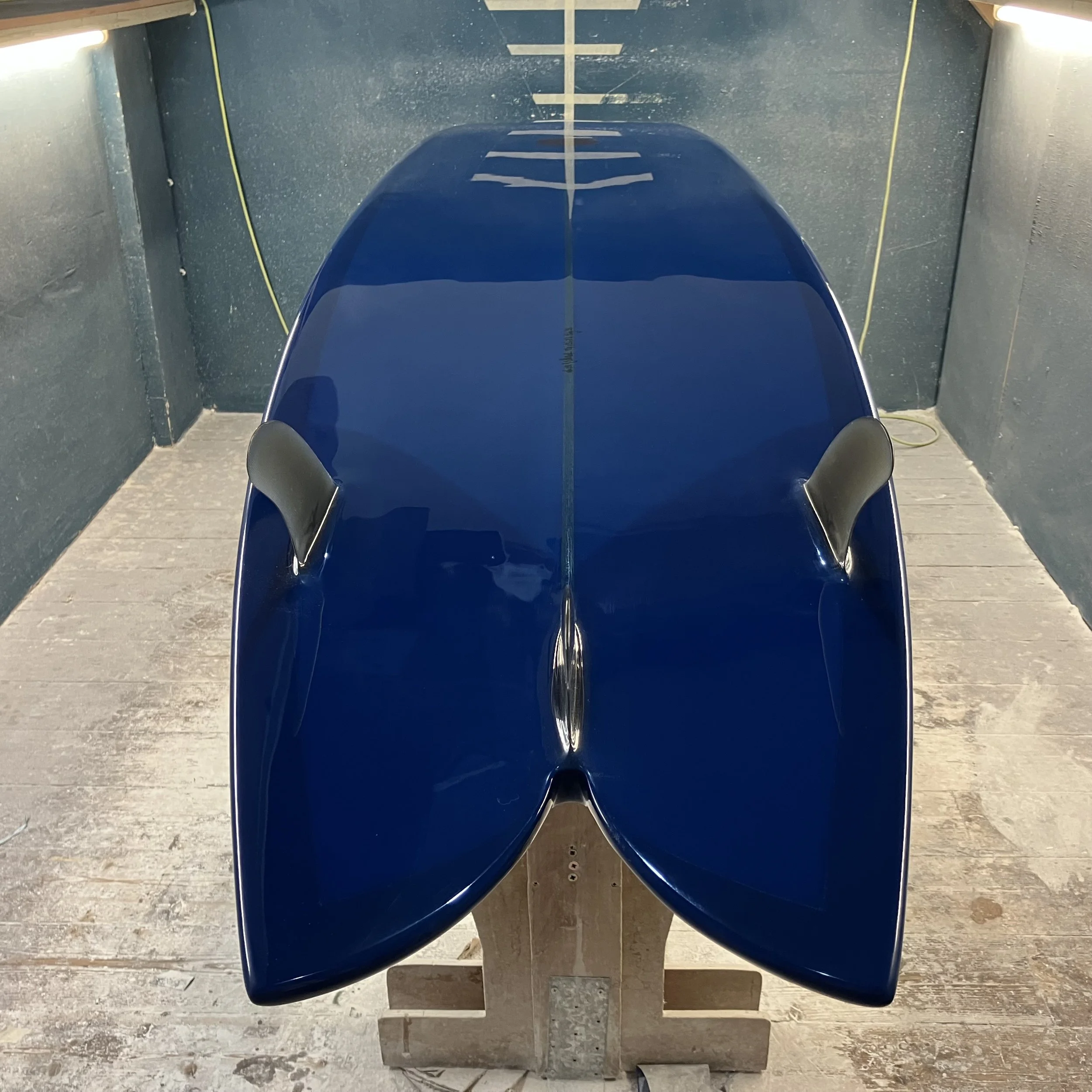 custom skip frye style glider fish longboard