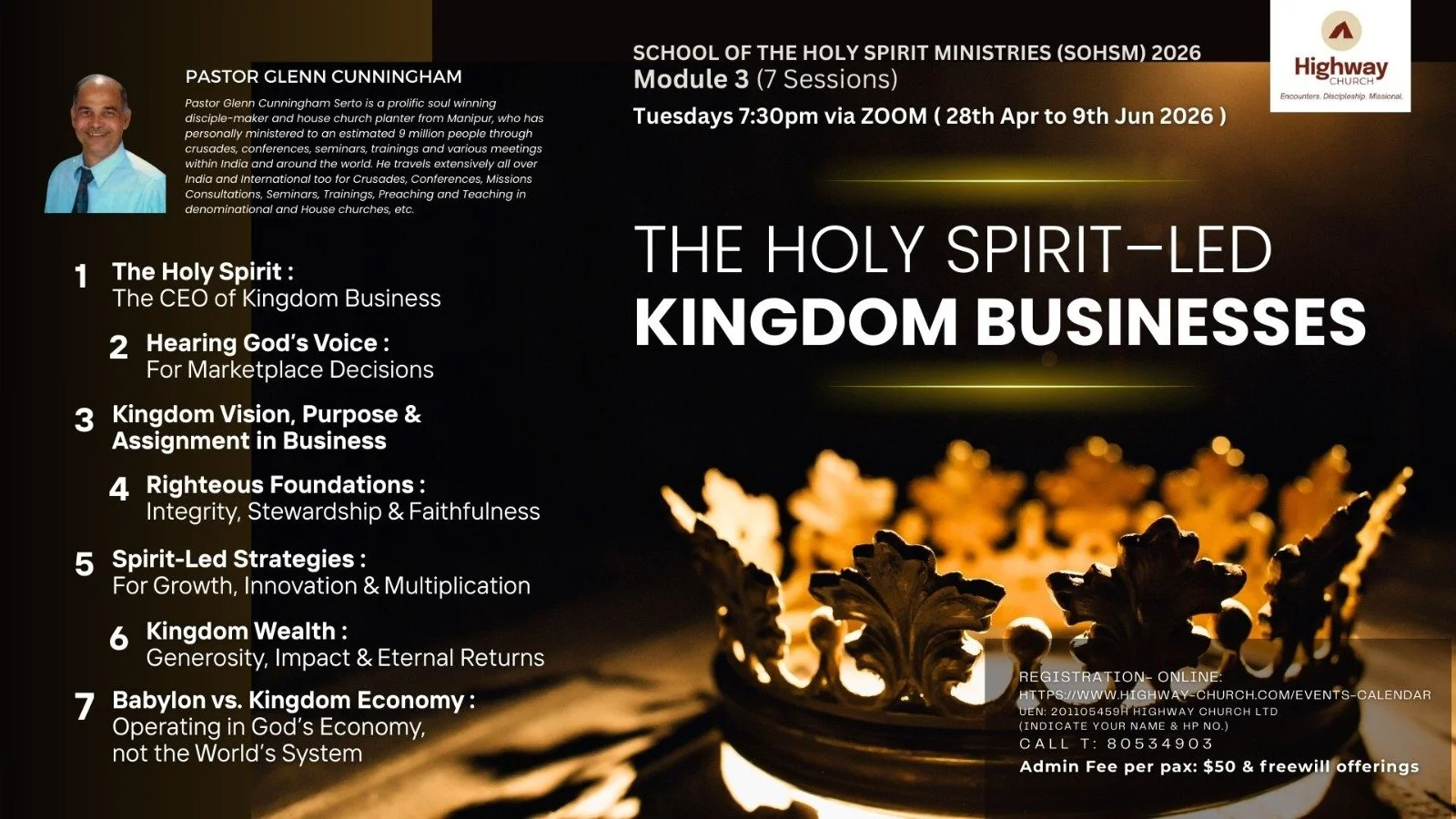 SOHSM 2026 M3 - The Holy Spirit-Led Kingdom Business