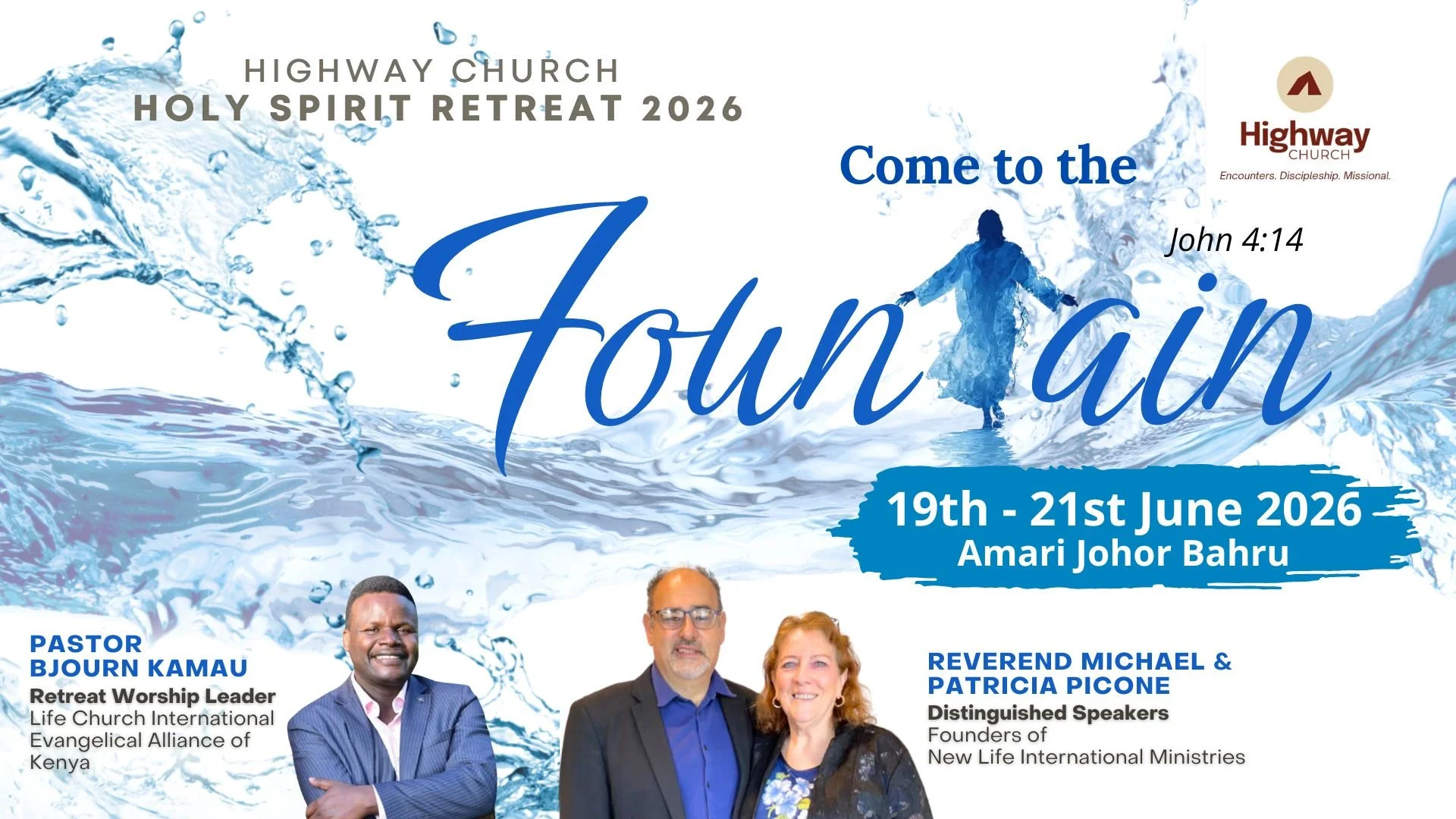 HOLY SPIRIT RETREAT 2026 - 19 to 21 June @ Amari JB Hotel