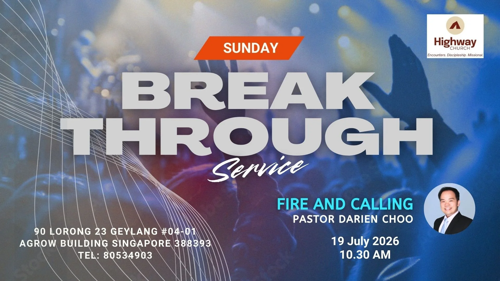 Sunday Breakthrough Service - 19 July 2026 