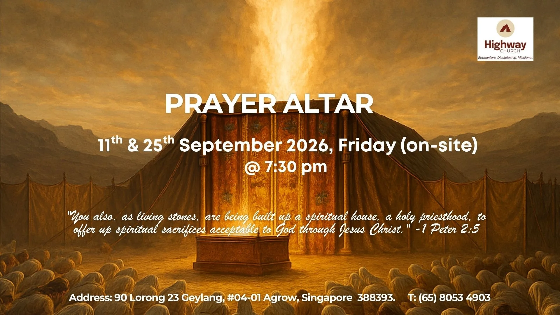 Prayer - 11 &amp; 25 September 2026