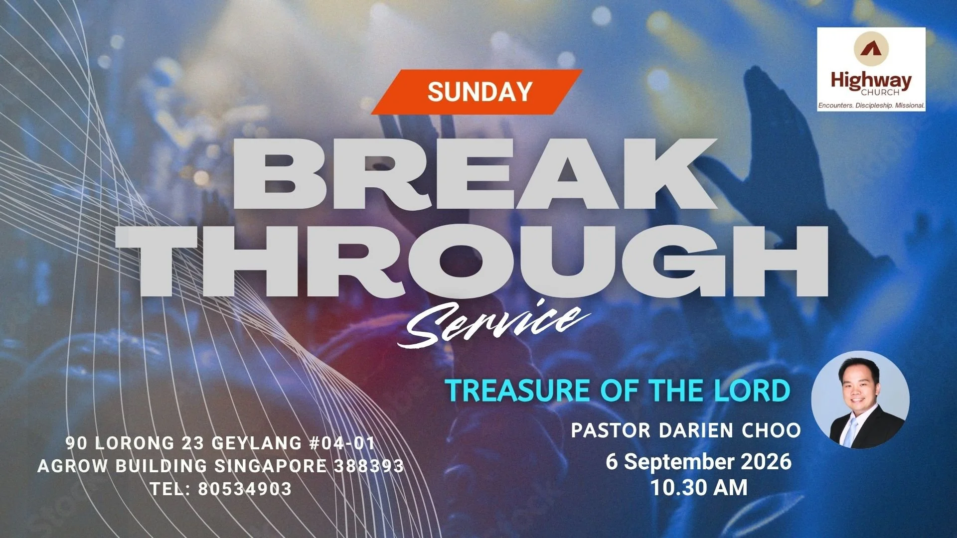 Sunday Breakthrough Service - 6 September 2026 