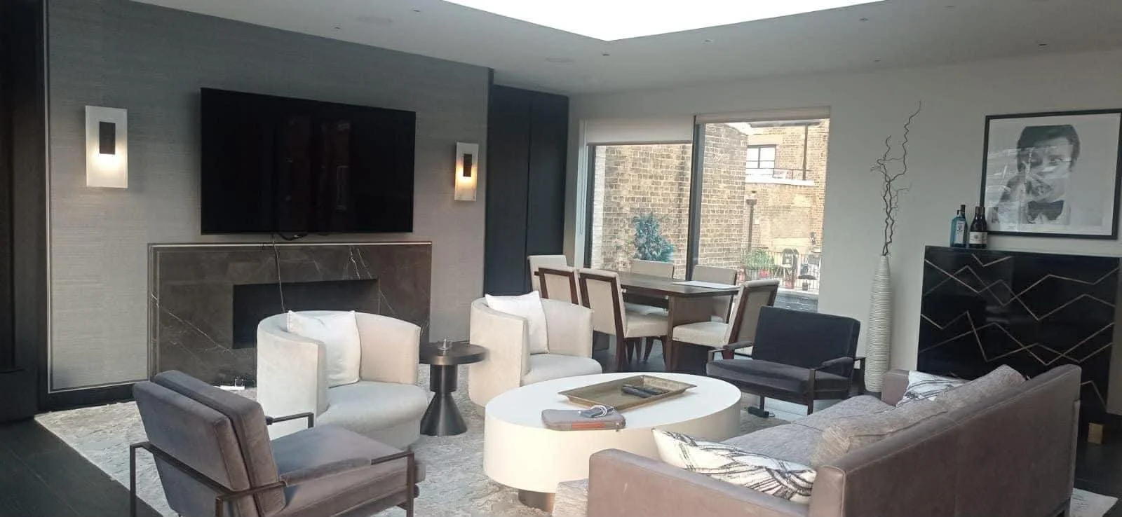 Elegant living space carefully cleaned and presented to a high standard