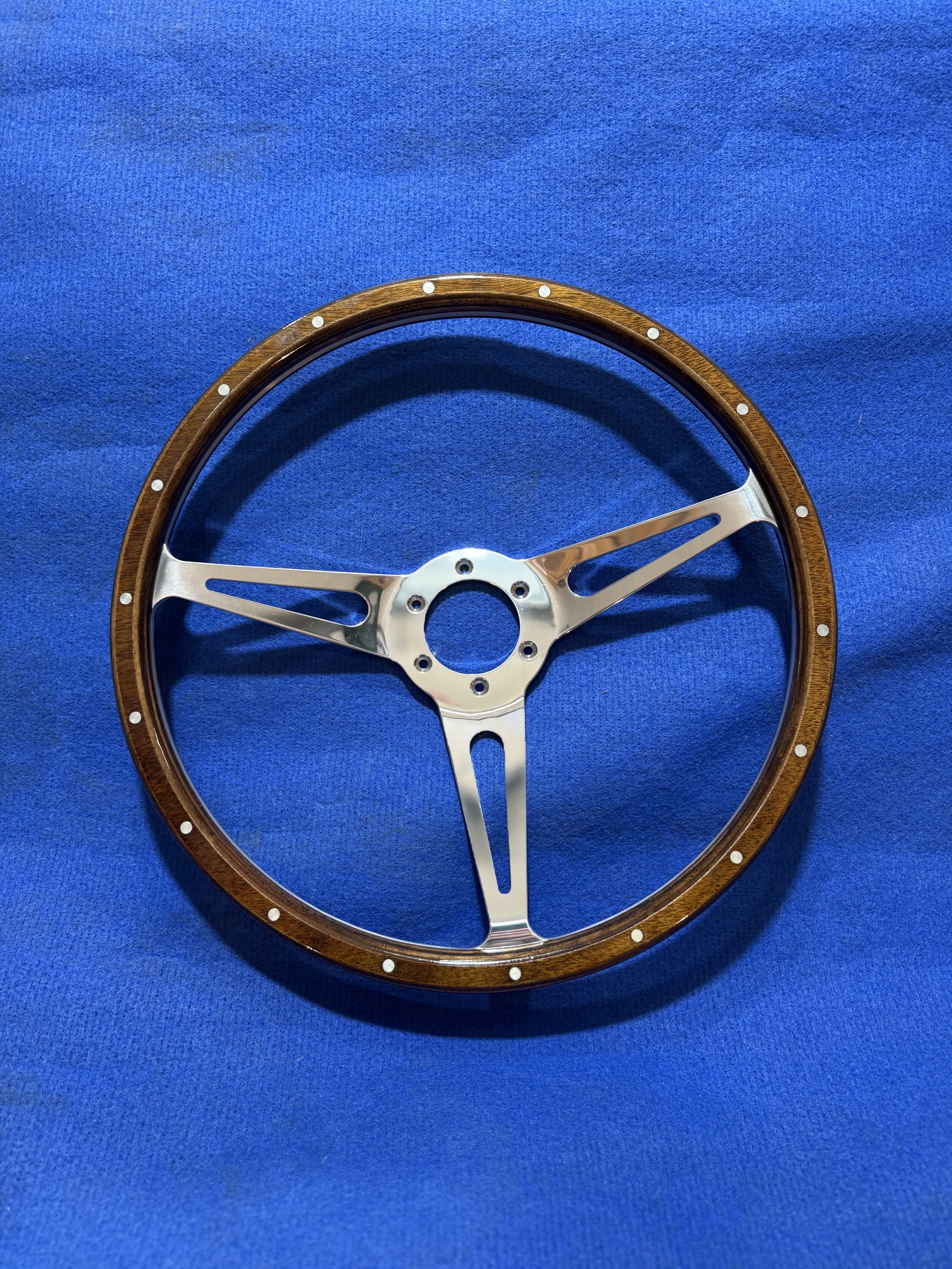 15 inch wood rim steering wheel