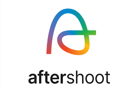 Colorful logo with the word 'aftershoot' written below.