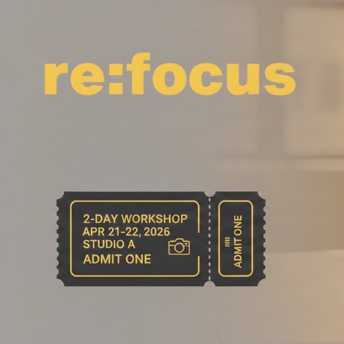 re:focus — 21st & 22nd April 2026 €1400