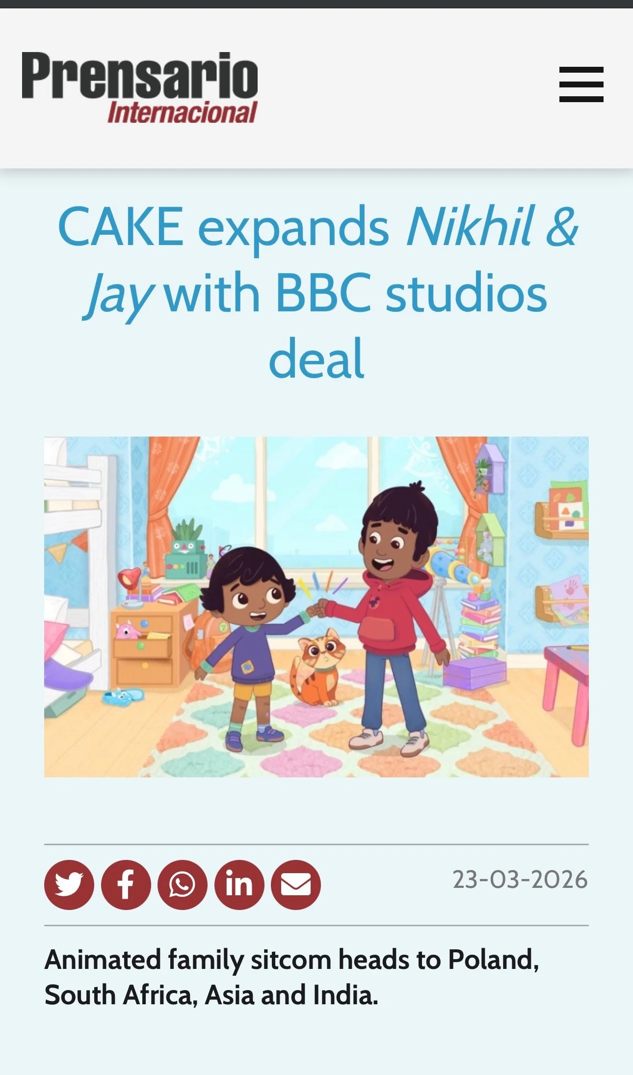 Nikhil &amp; Jay Go Global
