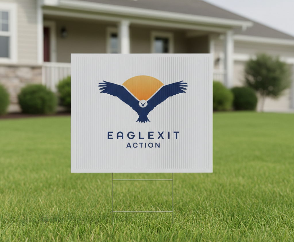 Eaglexit Yard Sign