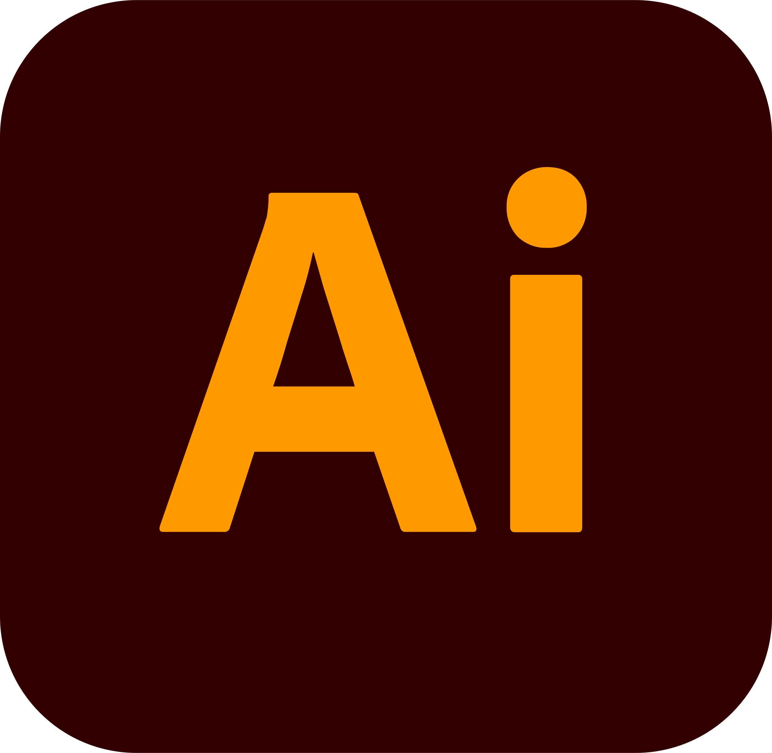 Orange text 'Ai' on a dark red to black gradient background.