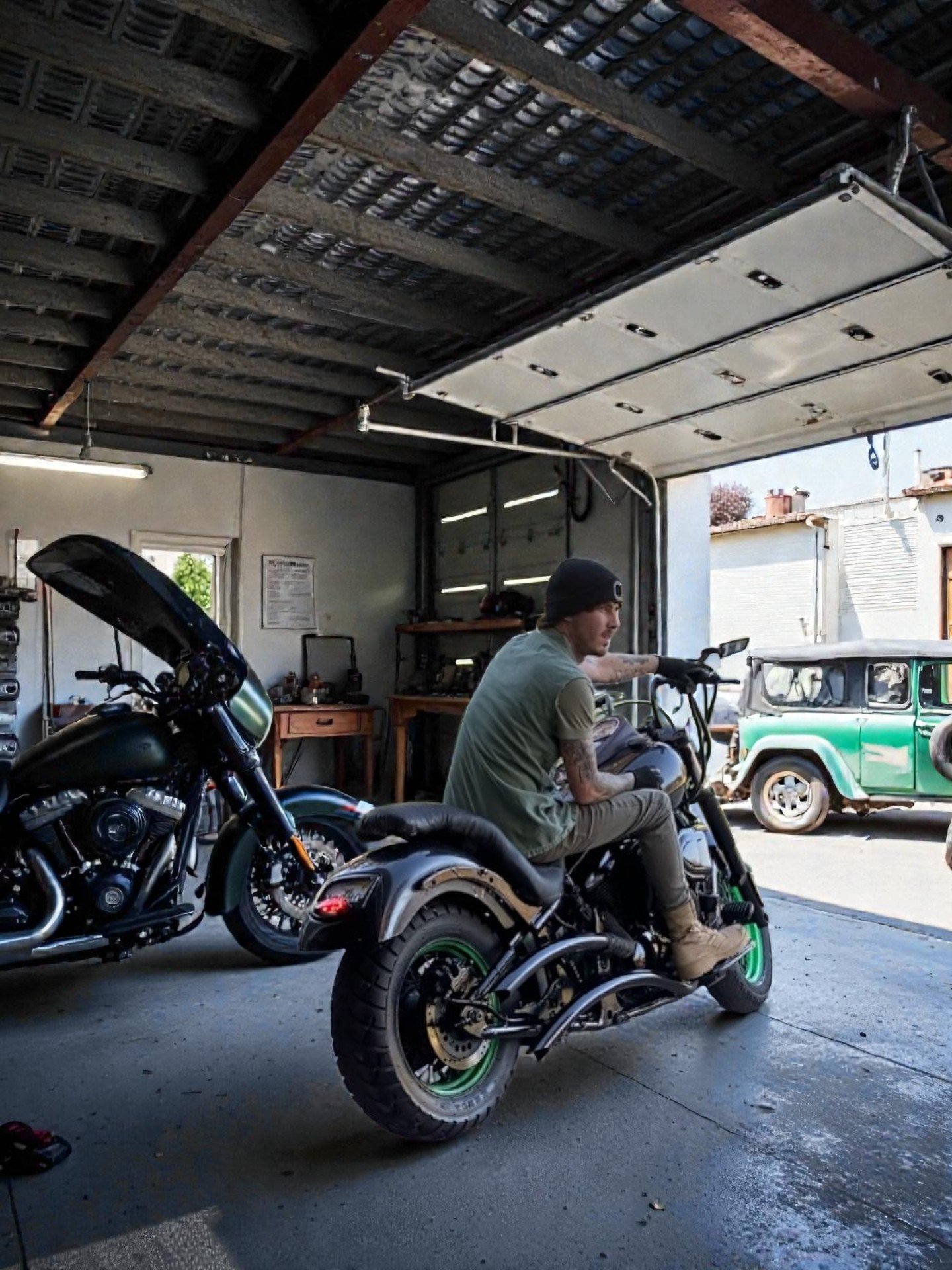 Derrick McAlister is Simply Just Task’s go‑to mechanic and construction specialist, offering expert motorcycle repair, dependable mechanical work, and solid craftsmanship on every task.
If you want it to sound